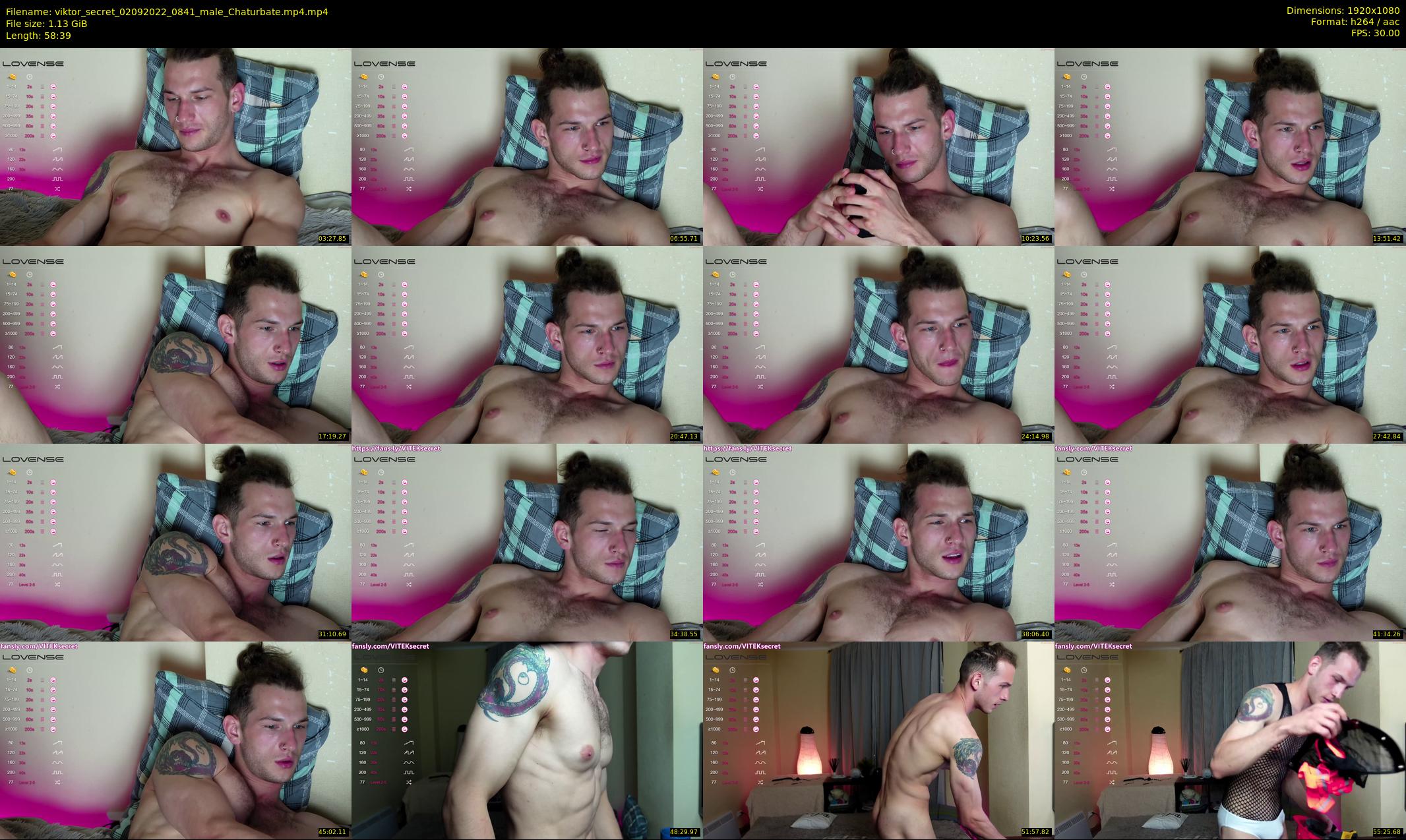 viktor_secret — 59 minute Chaturbate male cam show recording, 1080p, Sep 2, 2022