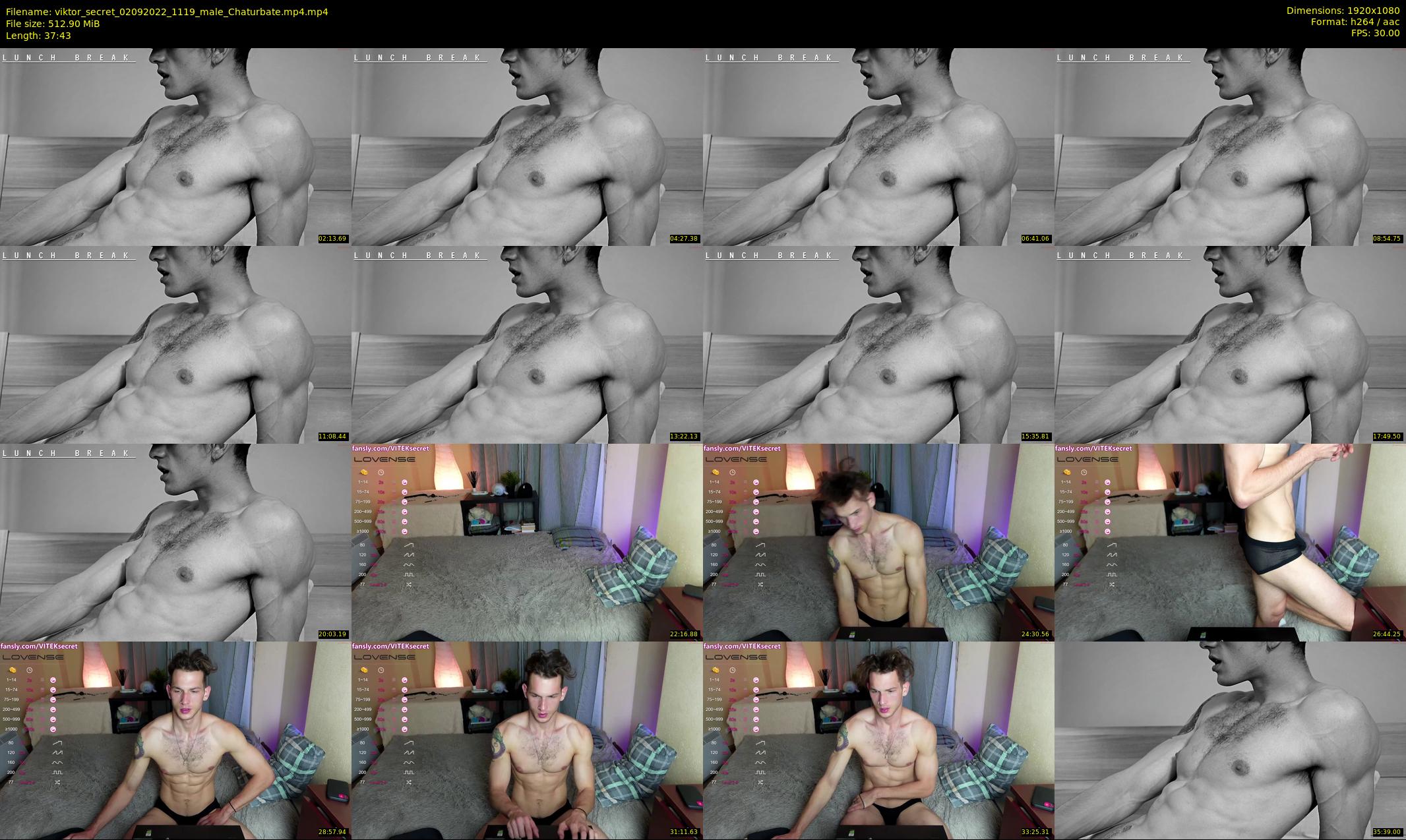 viktor_secret — 38 minute Chaturbate male cam show recording, 1080p, Sep 2, 2022