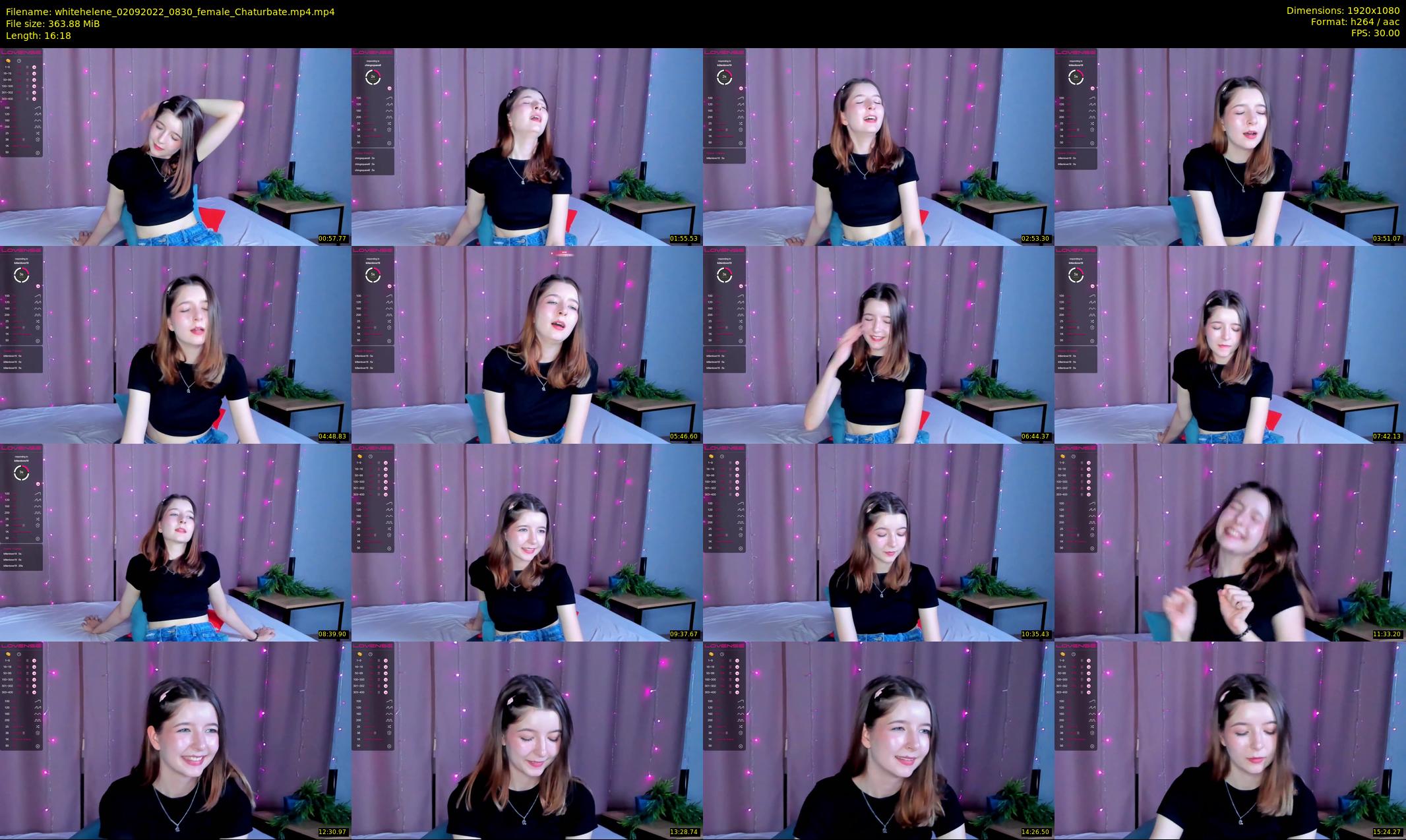 whitehelene — 17 minute Chaturbate female cam show recording, 1080p, Sep 2, 2022