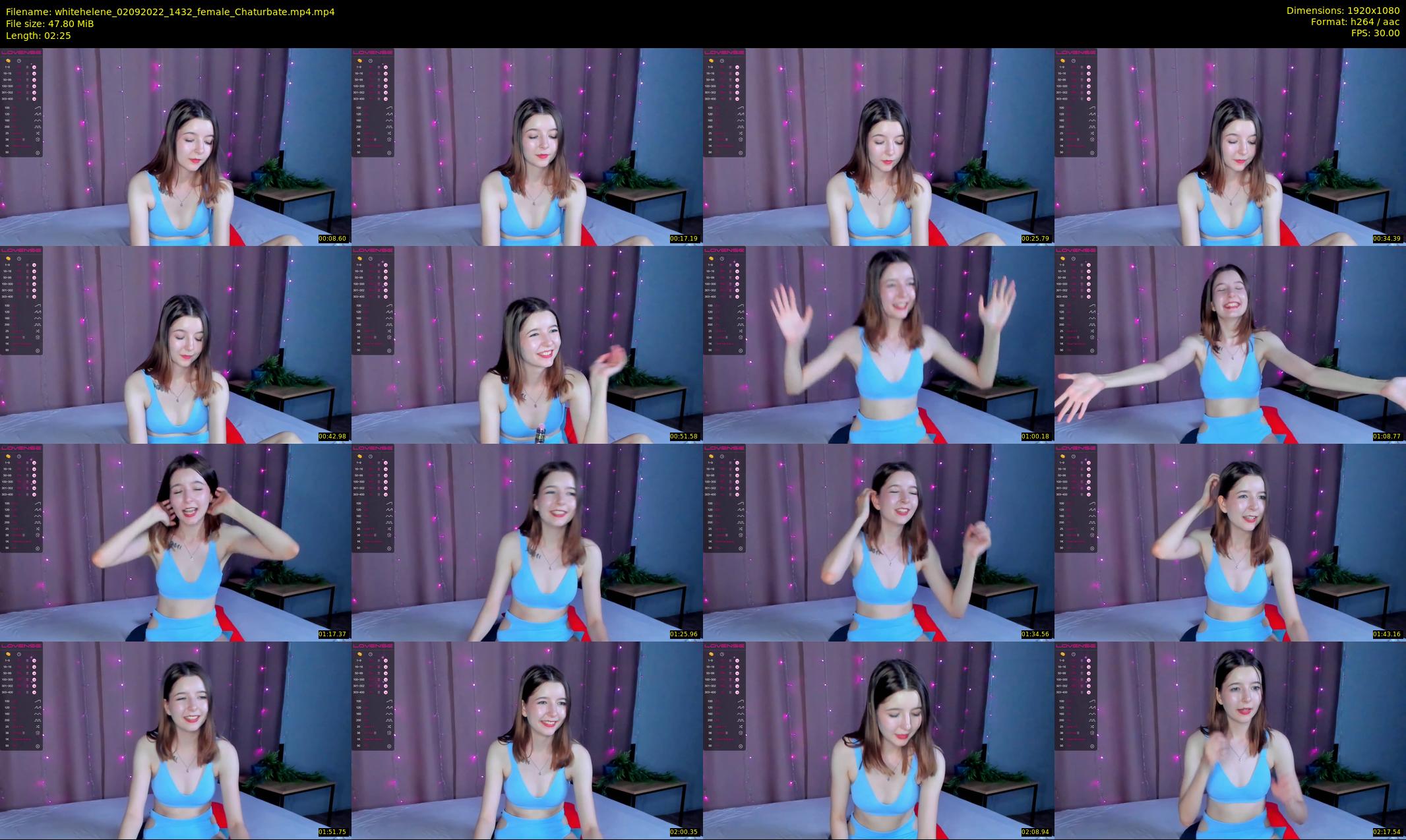 whitehelene — 3 minute Chaturbate female cam show recording, 1080p, Sep 2, 2022