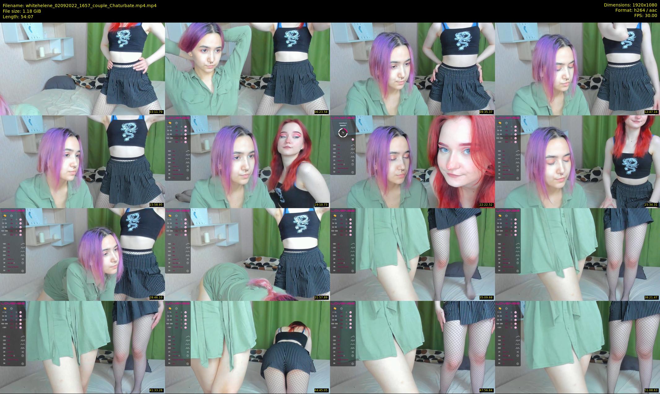 whitehelene — 55 minute Chaturbate female cam show recording, 1080p, Sep 2, 2022