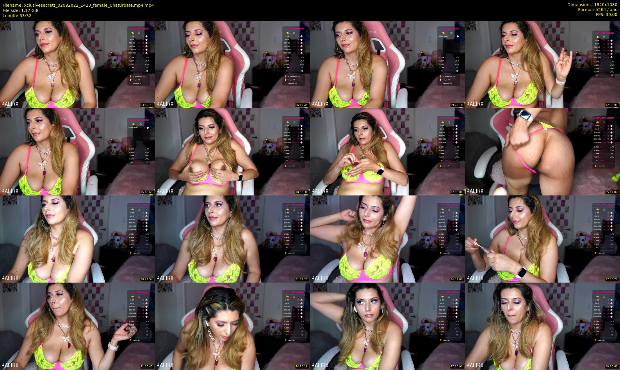 xclusivesecrets — 54 minute Chaturbate female cam show recording, 1080p, Sep 2, 2022