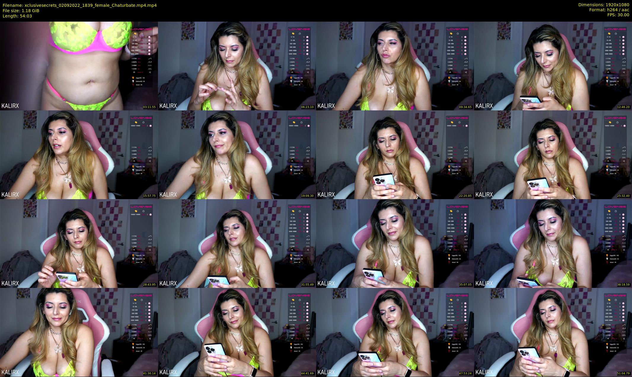 xclusivesecrets — 55 minute Chaturbate female cam show recording, 1080p, Sep 2, 2022