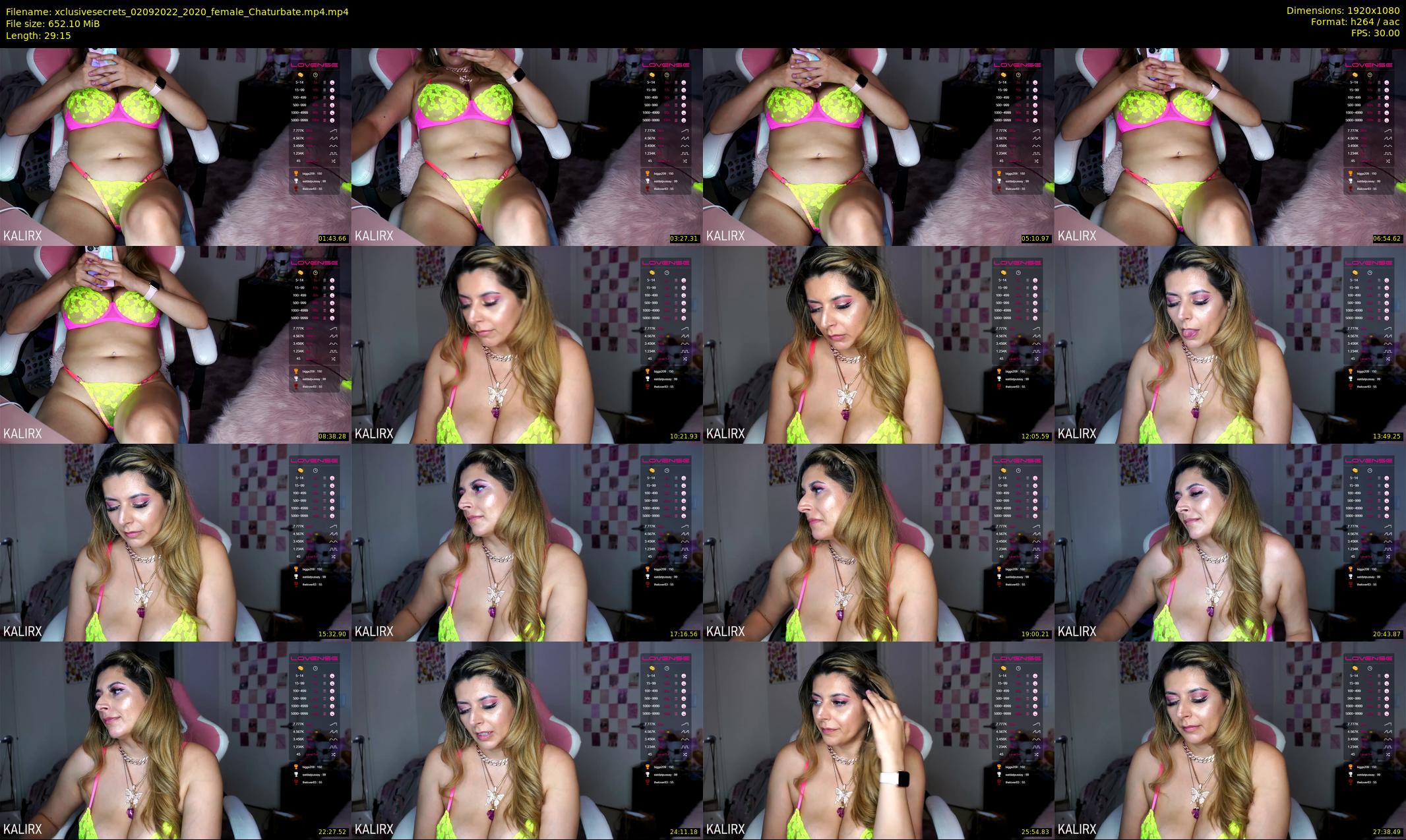 xclusivesecrets — 30 minute Chaturbate female cam show recording, 1080p, Sep 2, 2022