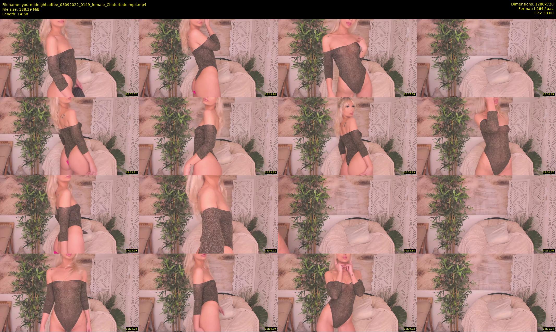 yourmidnightcoffee — 15 minute Chaturbate female cam show recording, 720p, Sep 3, 2022