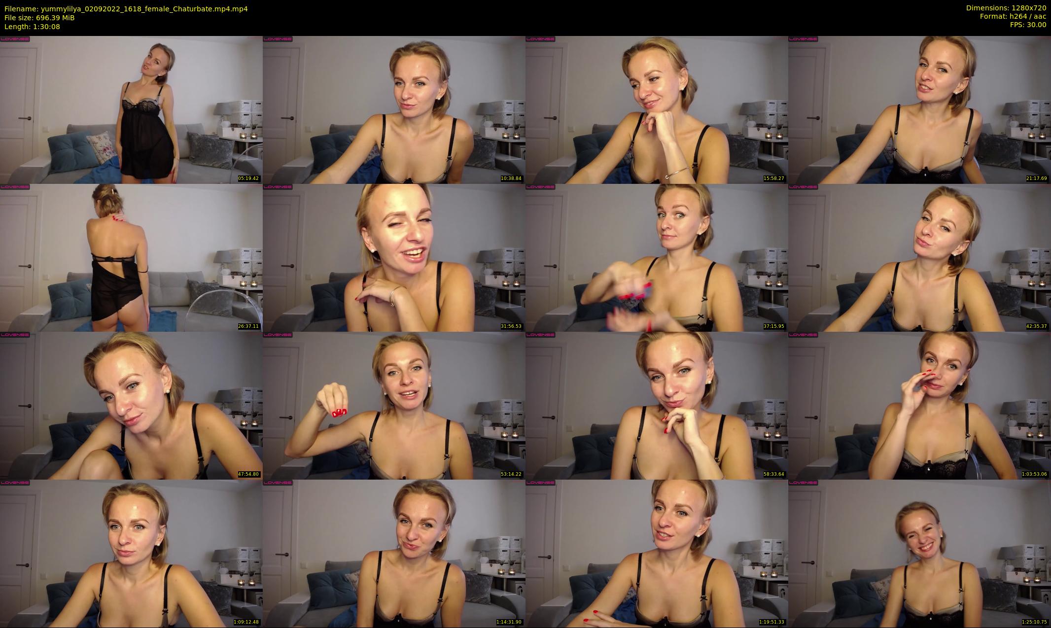yummylilya — 91 minute Chaturbate female cam show recording, 720p, Sep 2, 2022
