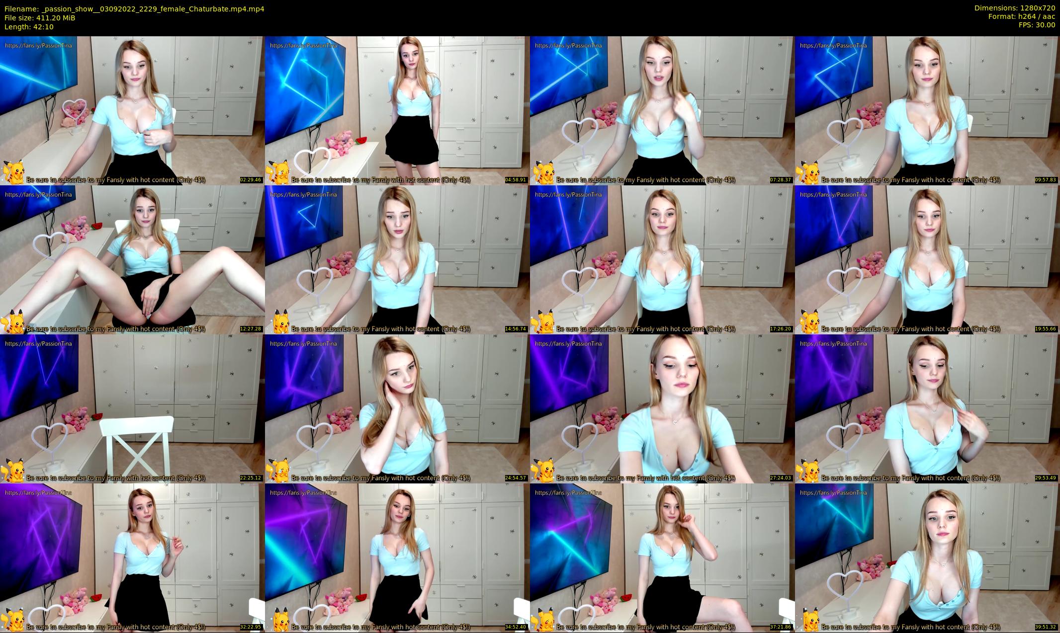 _passion_show_ — 43 minute Chaturbate couple cam show recording, 720p, Sep 3, 2022