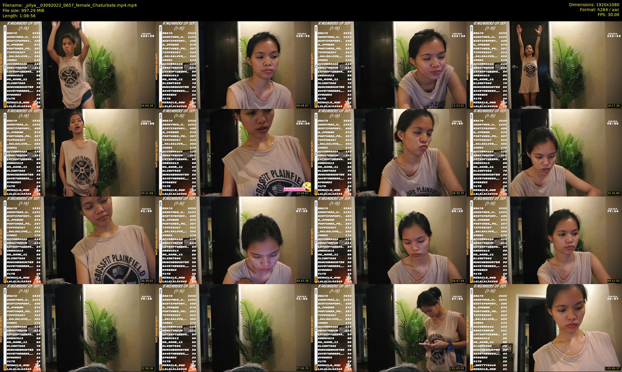 _pilya_ — 69 minute Chaturbate female cam show recording, 1080p, Sep 3, 2022