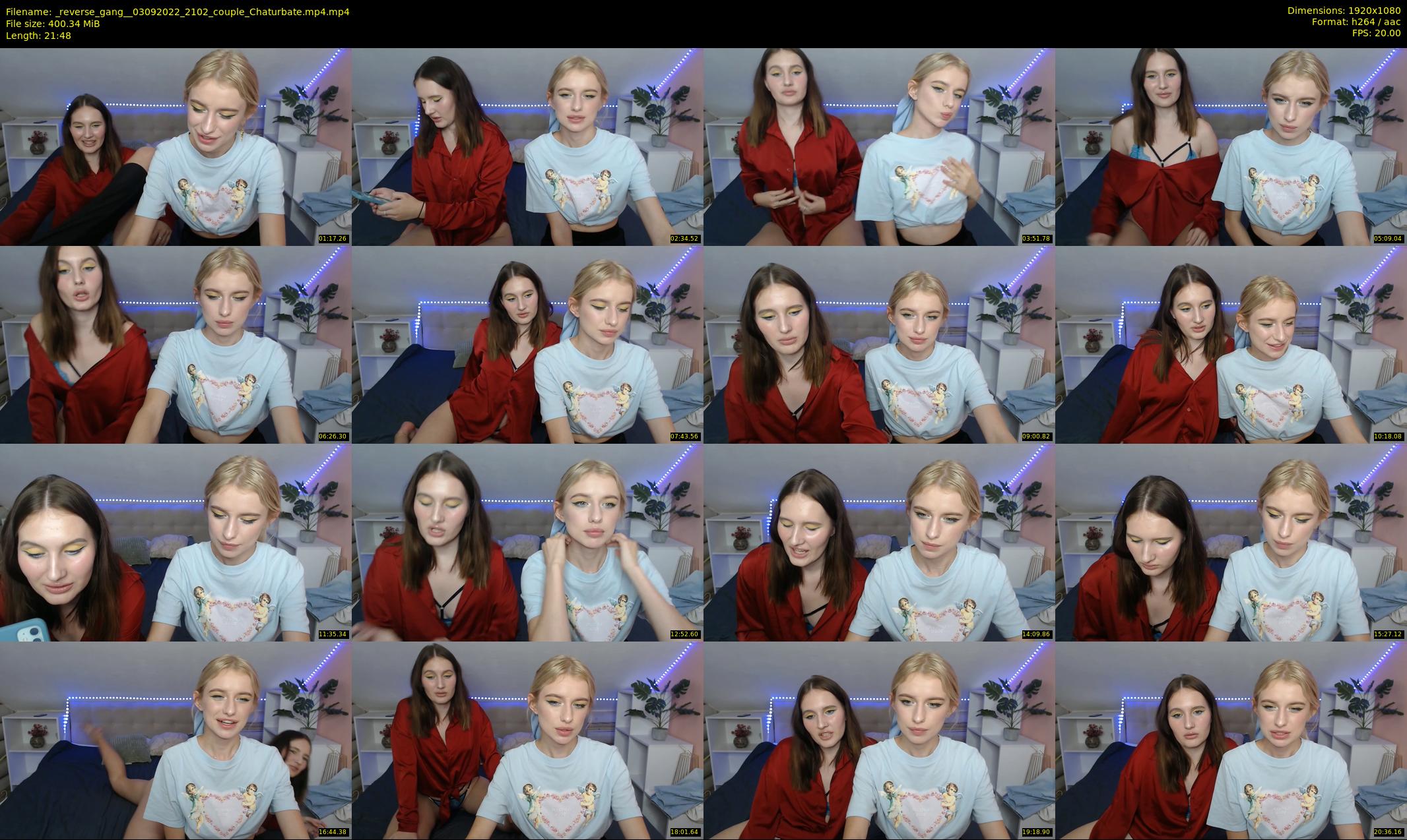 _reverse_gang_ — 22 minute Chaturbate couple cam show recording, 1080p, Sep 3, 2022