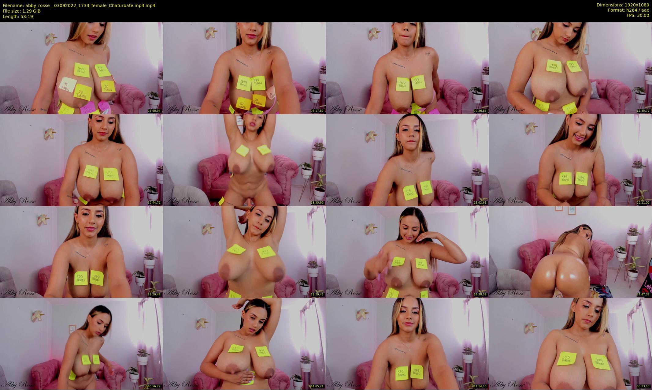 abby_rosse_ — 54 minute Chaturbate female cam show recording, 1080p, Sep 3, 2022