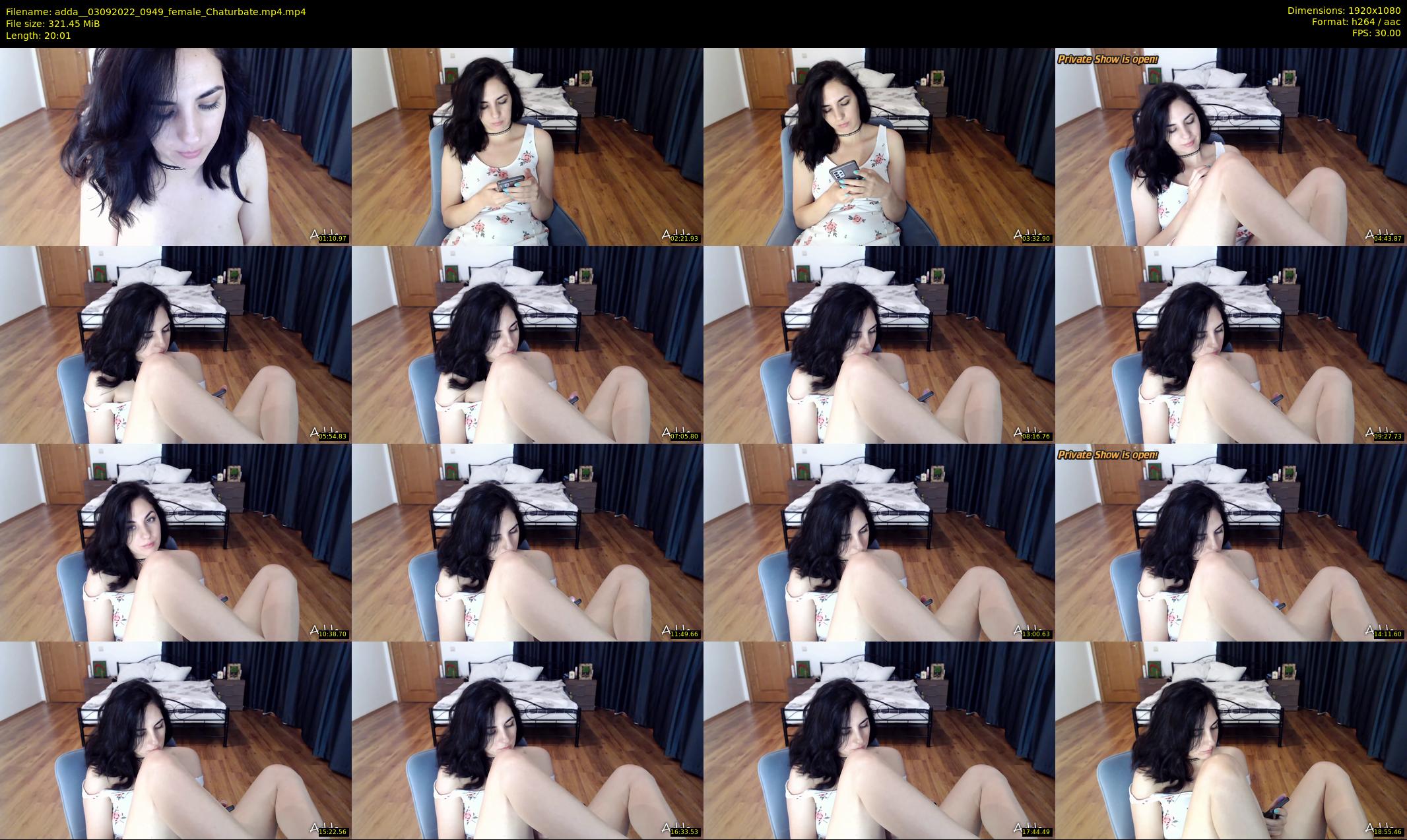 adda_ — 21 minute Chaturbate female cam show recording, 1080p, Sep 3, 2022