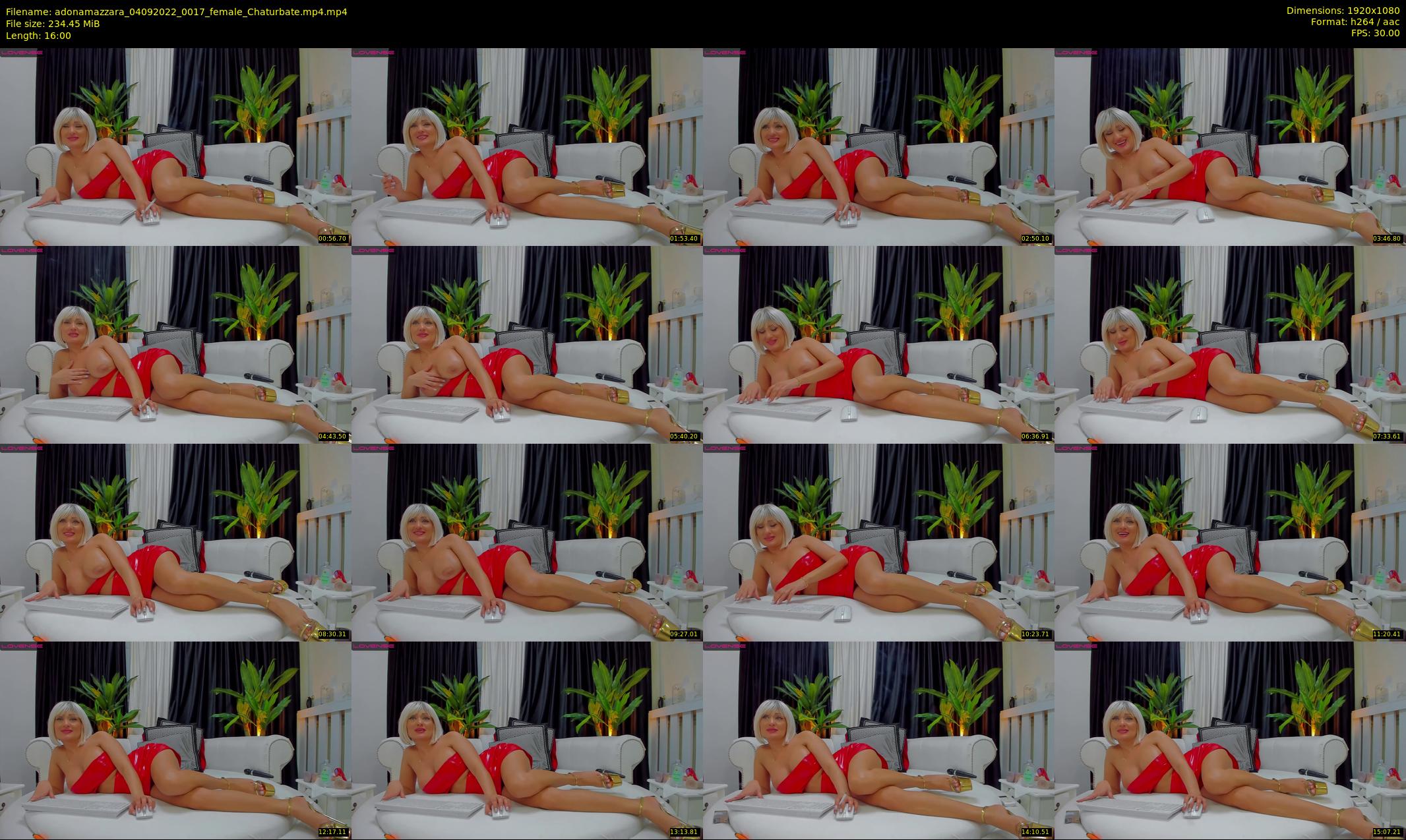adonamazzara — 16 minute Chaturbate female cam show recording, 1080p, Sep 4, 2022