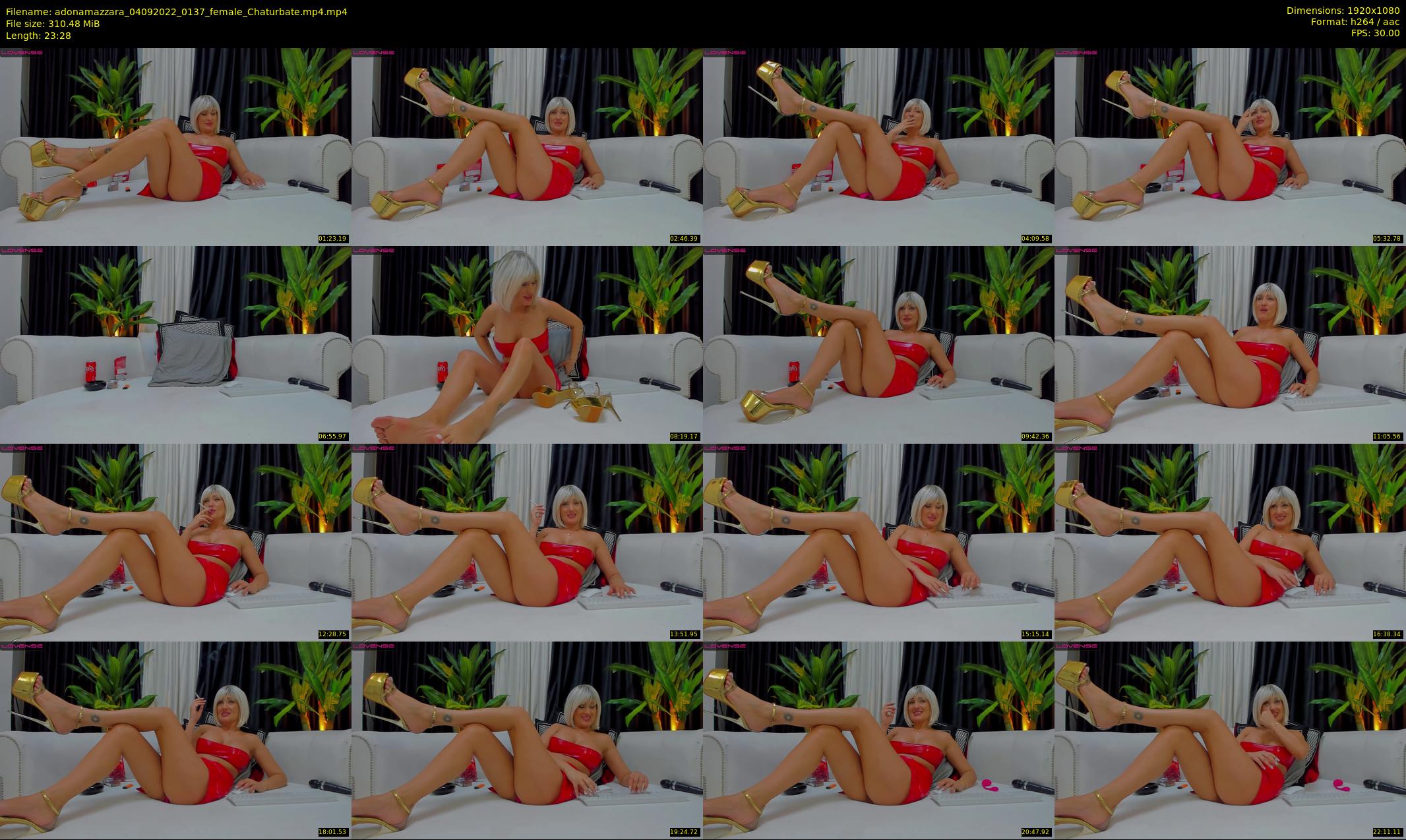 adonamazzara — 24 minute Chaturbate female cam show recording, 1080p, Sep 4, 2022