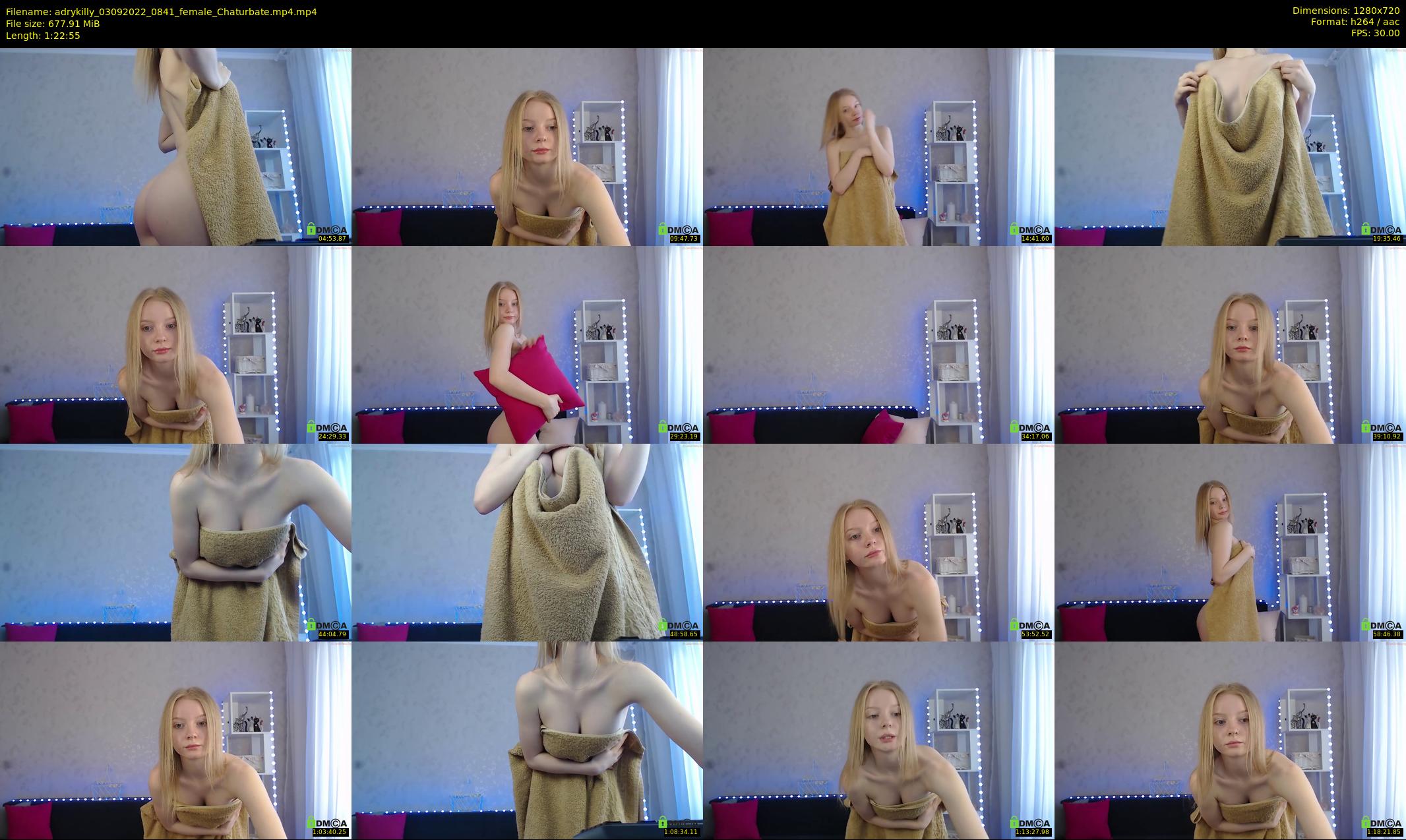 adrykilly — 83 minute Chaturbate female cam show recording, 720p, Sep 3, 2022