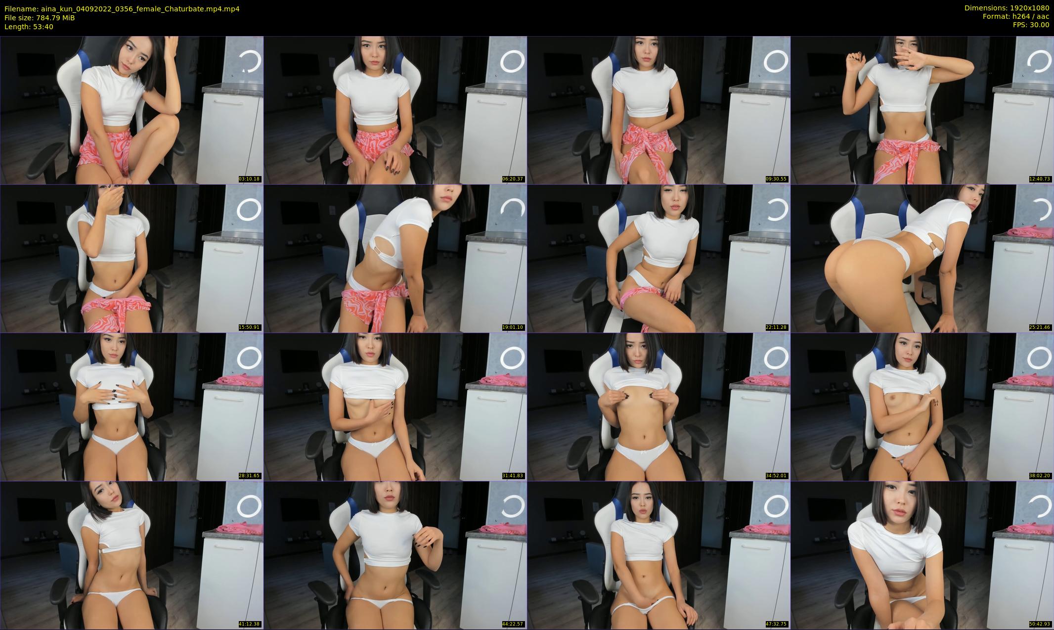 aina_kun — 54 minute Chaturbate female cam show recording, 1080p, Sep 4, 2022