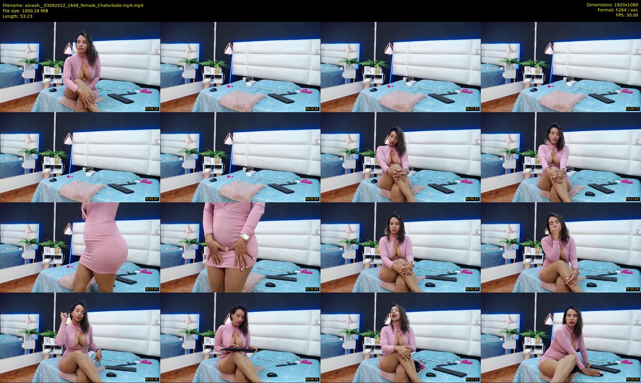 ainaah_ — 54 minute Chaturbate female cam show recording, 1080p, Sep 3, 2022