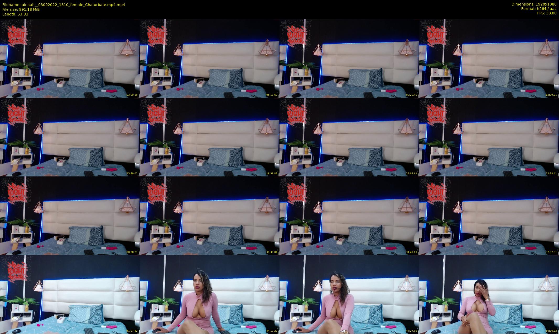 ainaah_ — 54 minute Chaturbate female cam show recording, 1080p, Sep 3, 2022