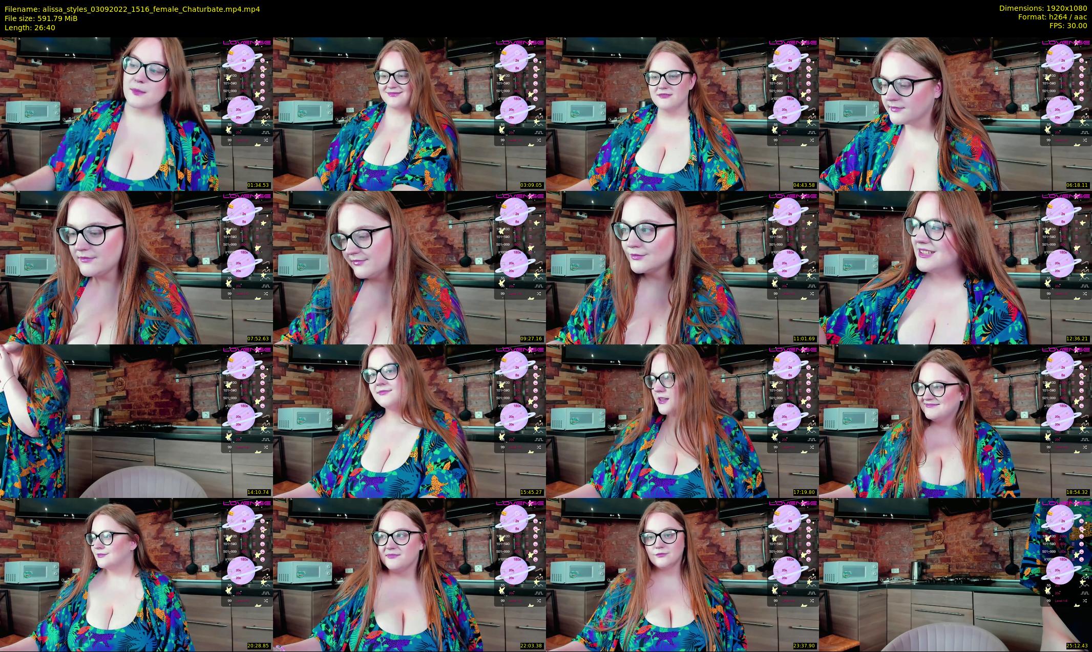 alissa_styles — 27 minute Chaturbate female cam show recording, 1080p, Sep 3, 2022