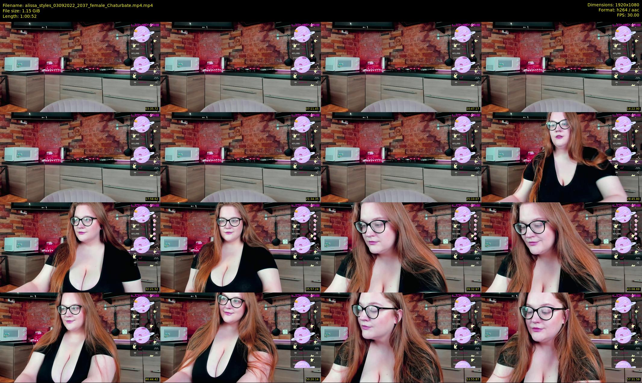 alissa_styles — 61 minute Chaturbate female cam show recording, 1080p, Sep 3, 2022