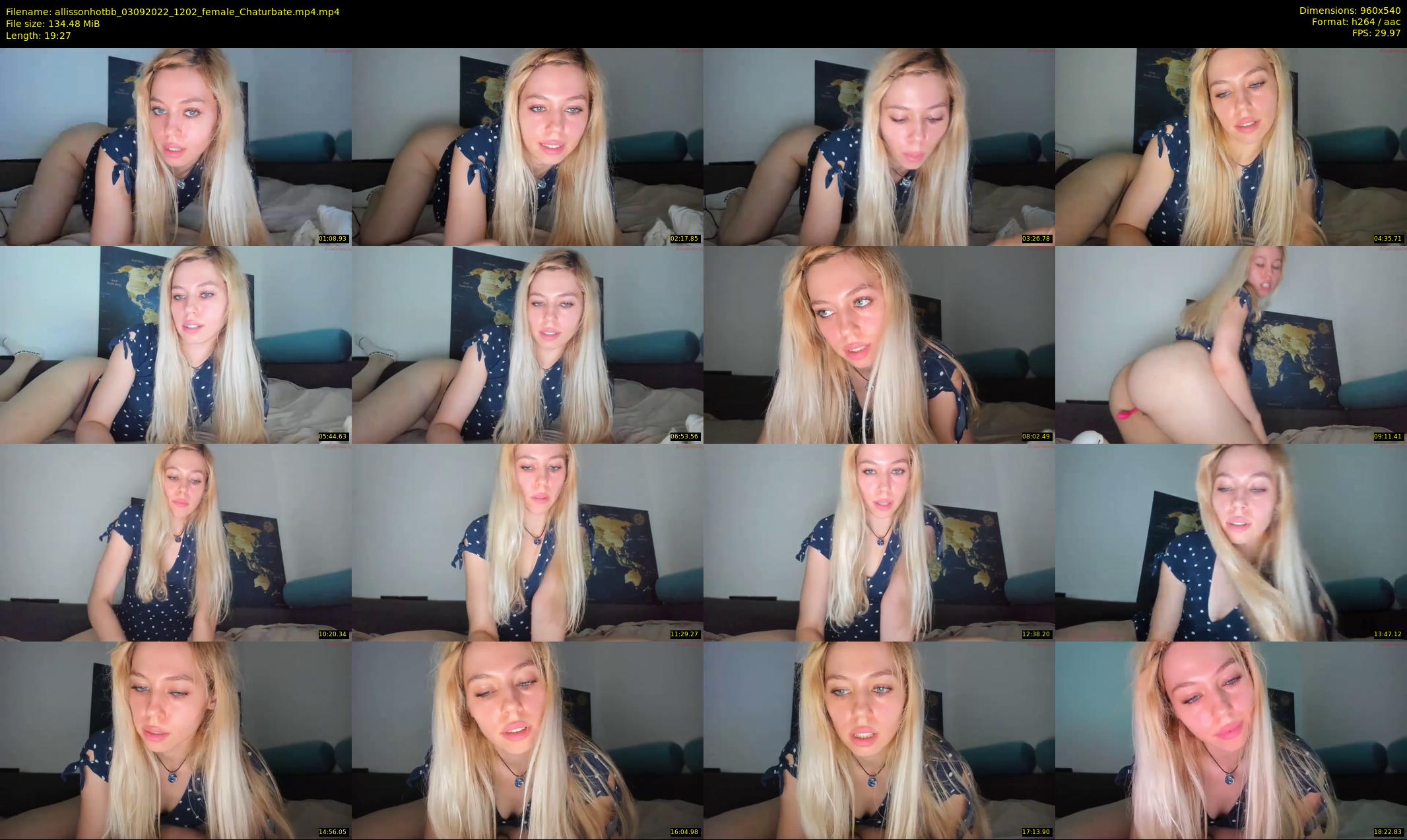 allissonhotbb — 20 minute Chaturbate female cam show recording, 480p, Sep 3, 2022
