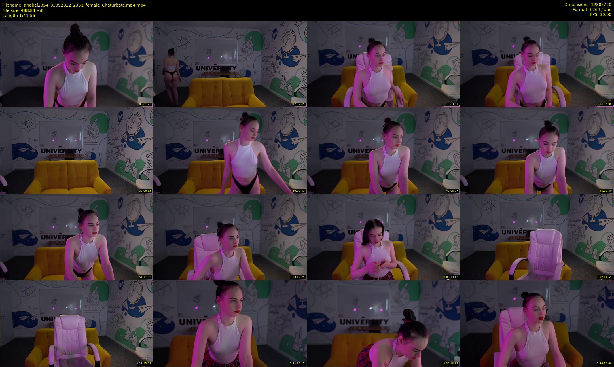 anabel2054 — 102 minute Chaturbate female cam show recording, 720p, Sep 3, 2022