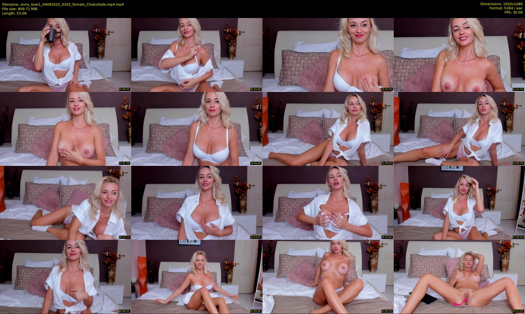 anna_love1 — 54 minute Chaturbate female cam show recording, 1080p, Sep 4, 2022