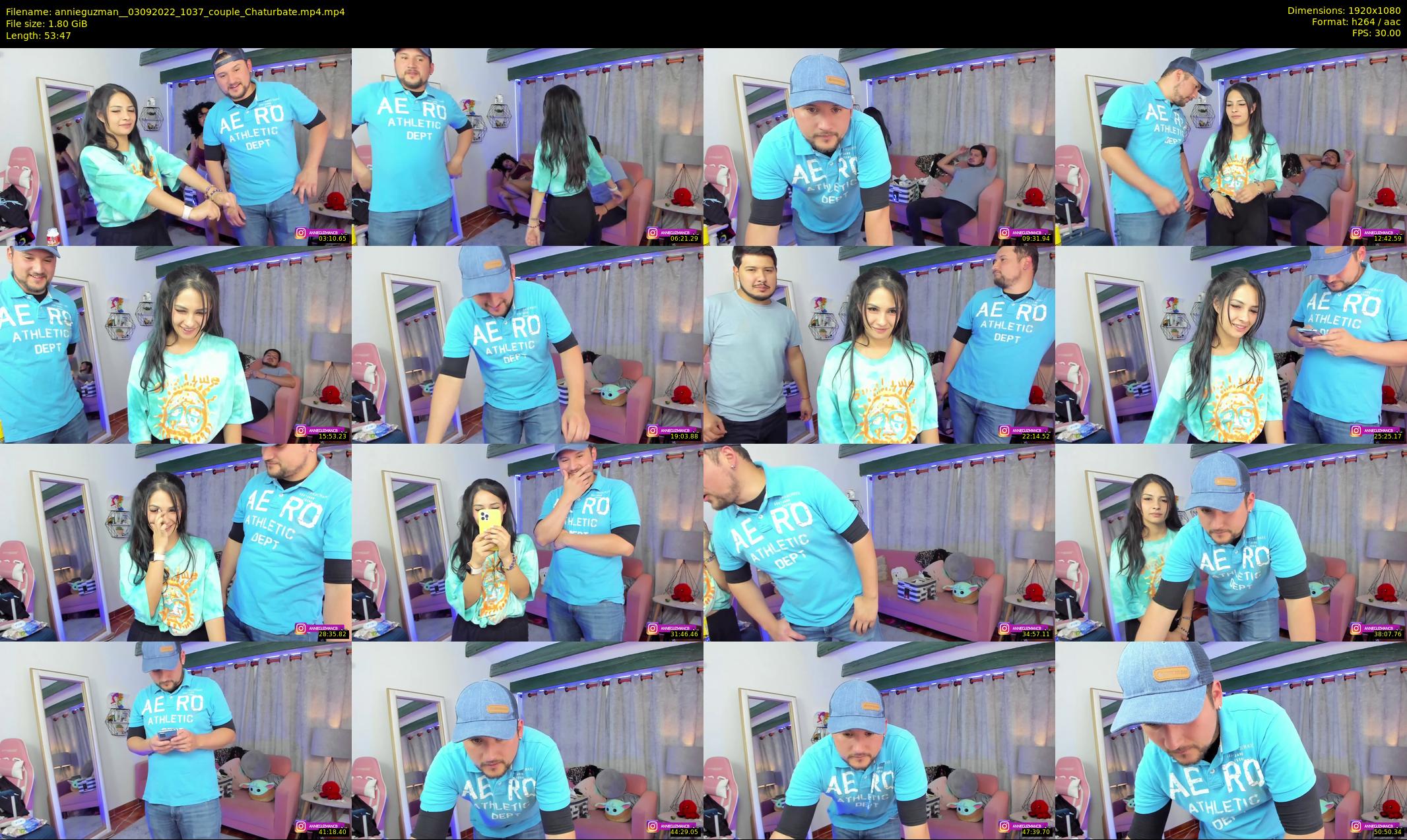 annieguzman_ — 54 minute Chaturbate female cam show recording, 1080p, Sep 3, 2022