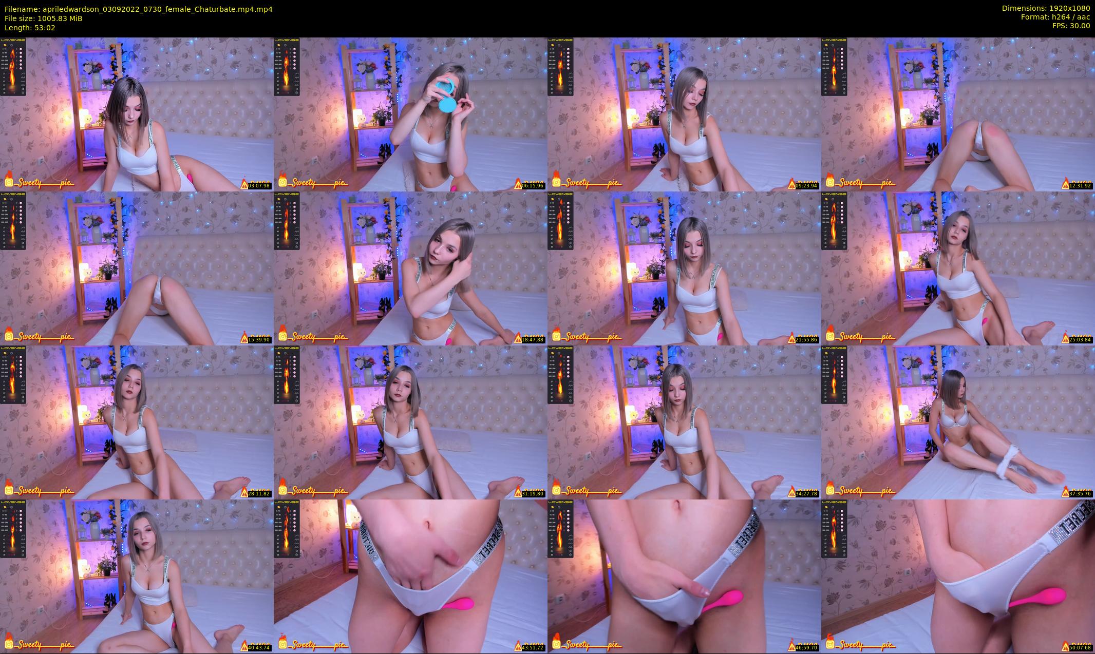 apriledwardson — 54 minute Chaturbate couple cam show recording, 1080p, Sep 3, 2022