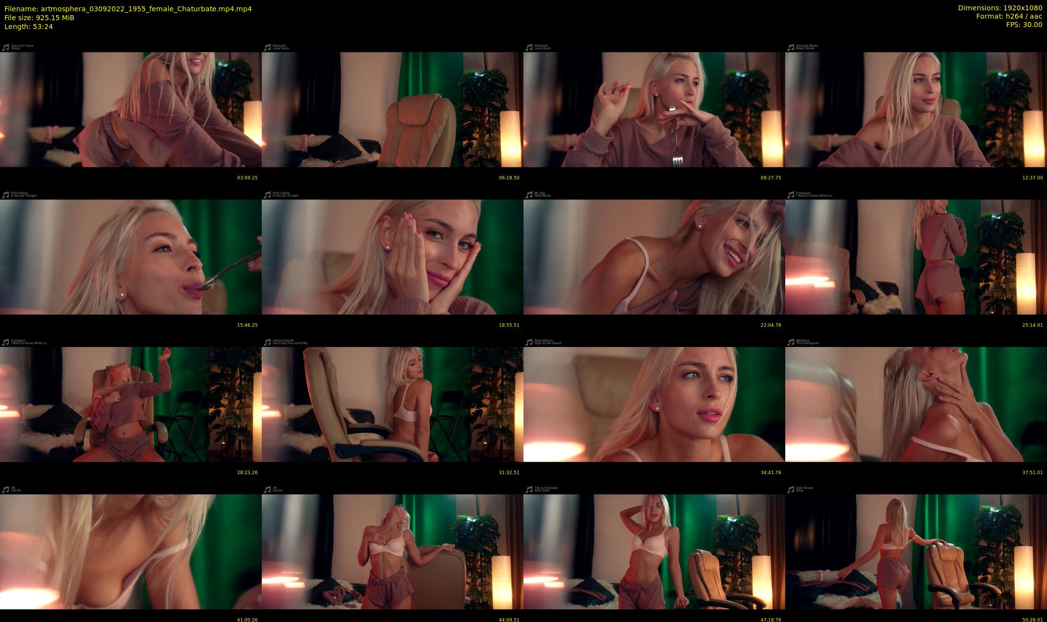artmosphera — 54 minute Chaturbate female cam show recording, 1080p, Sep 3, 2022