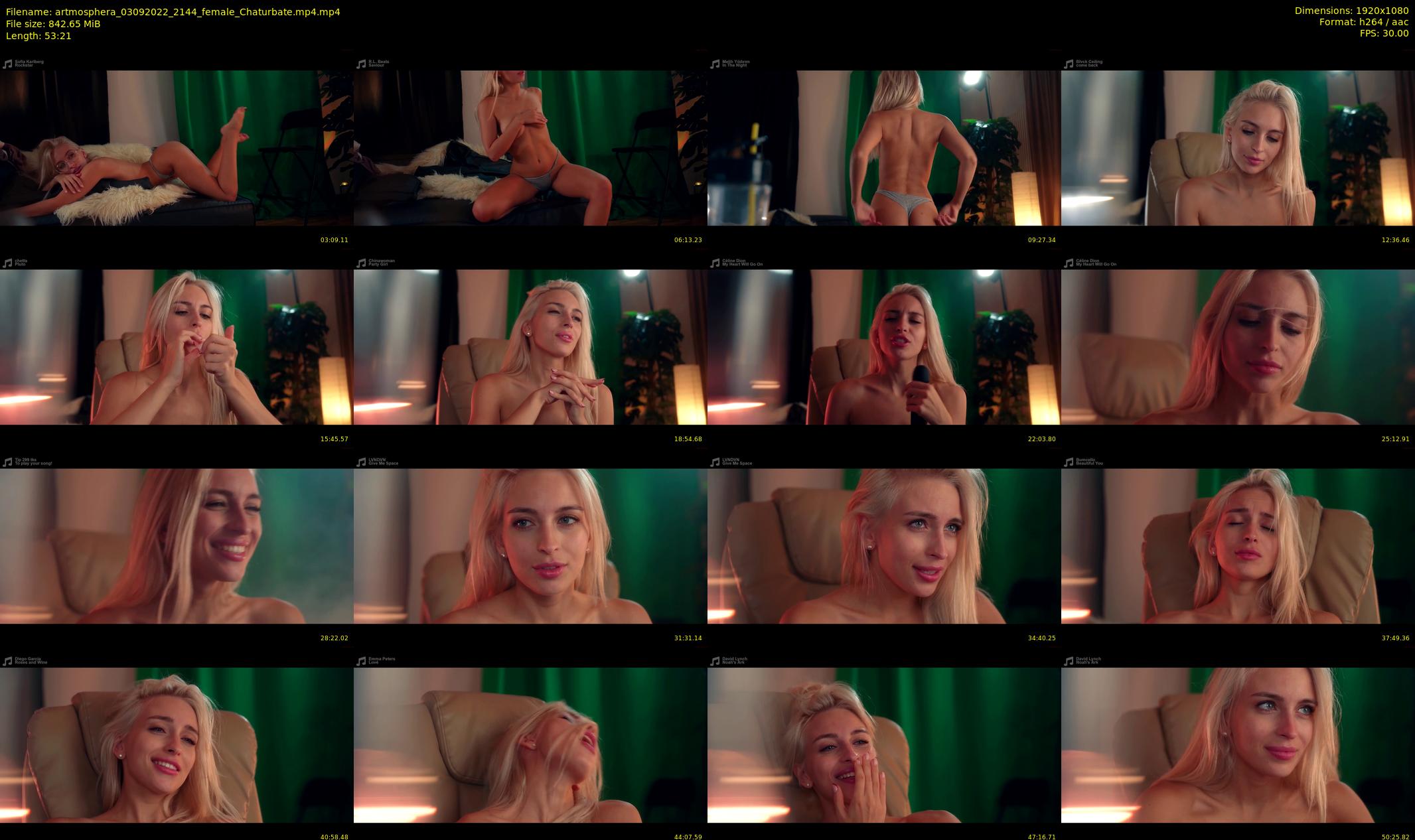 artmosphera — 54 minute Chaturbate female cam show recording, 1080p, Sep 3, 2022