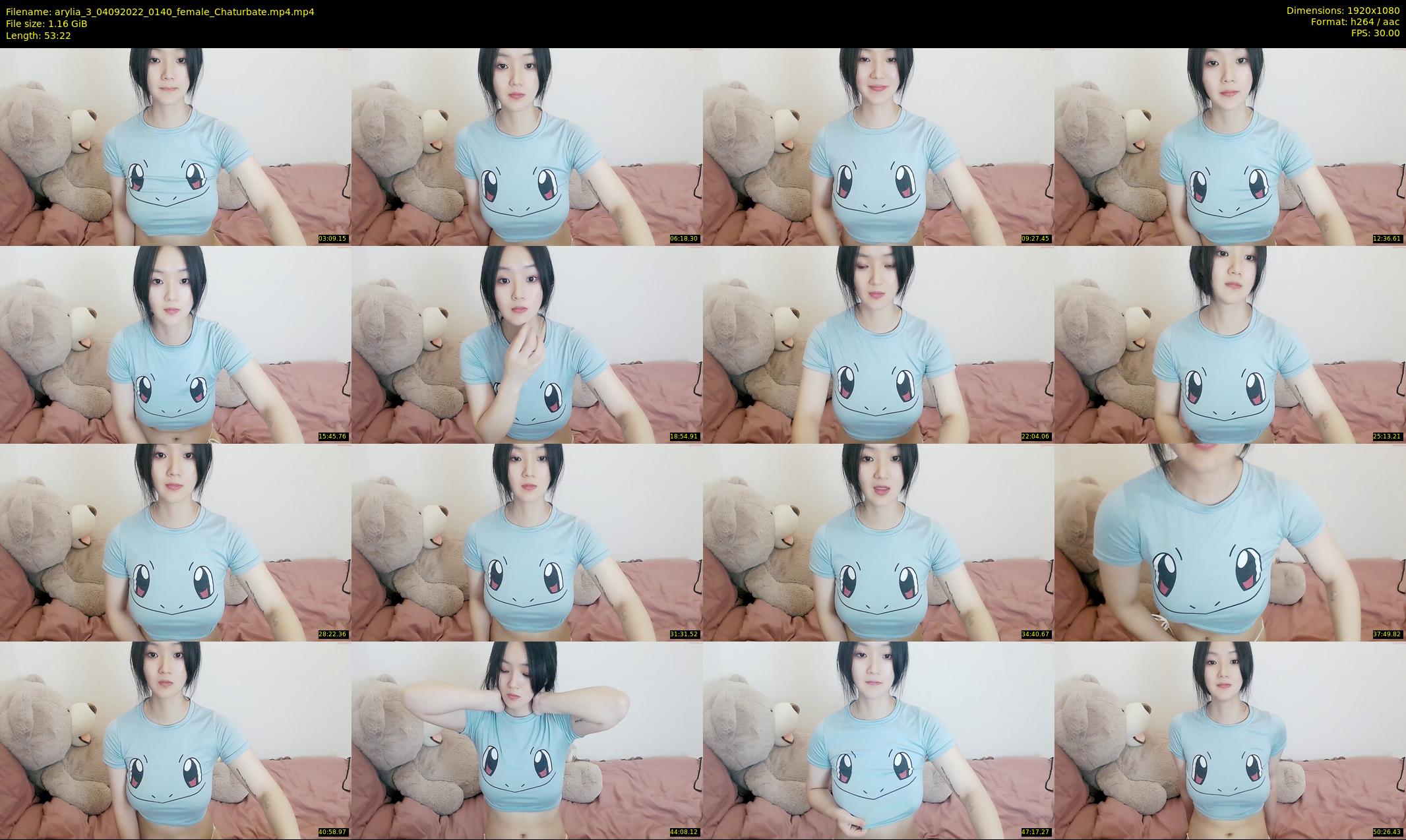 arylia_3 — 54 minute Chaturbate female cam show recording, 1080p, Sep 4, 2022