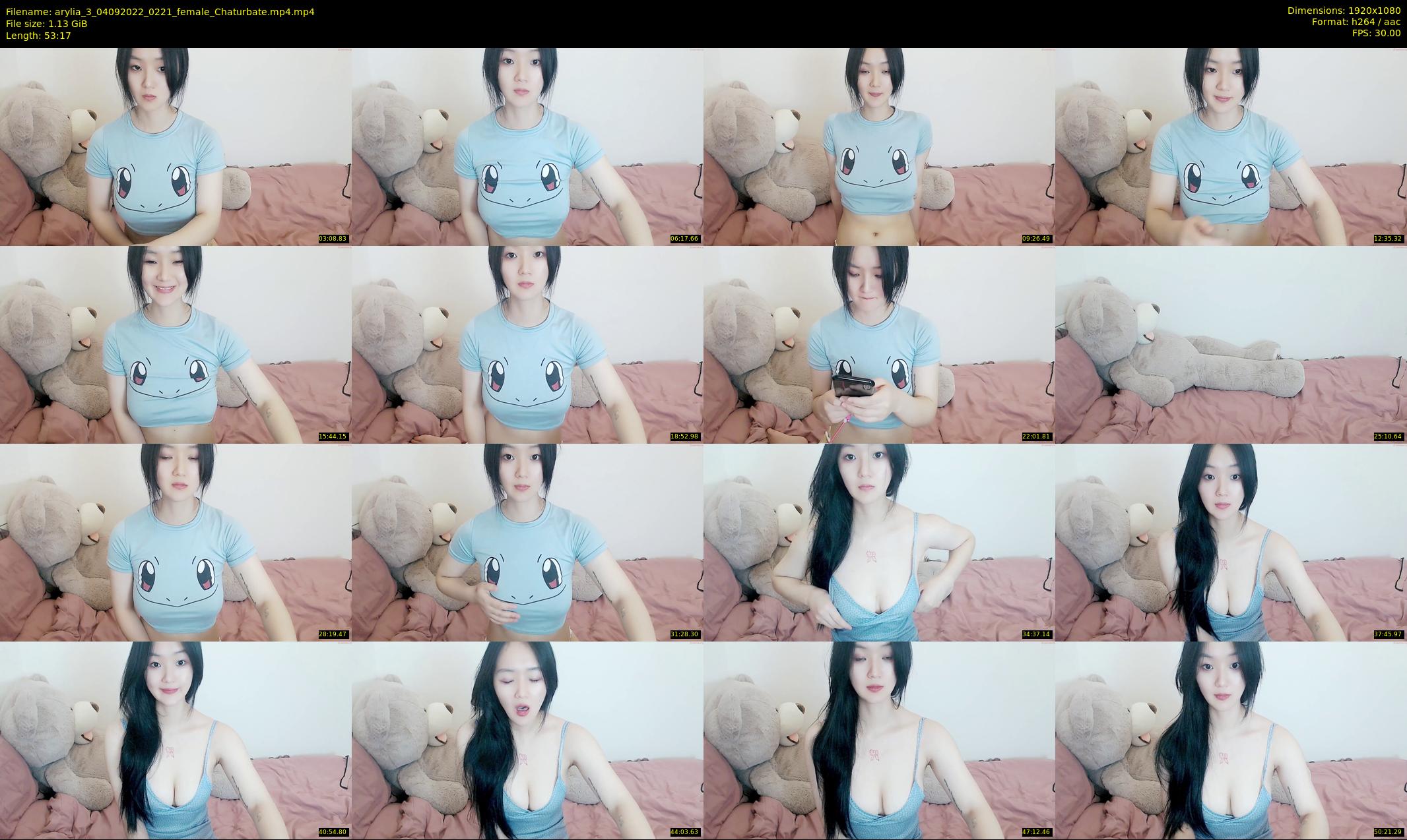 arylia_3 — 54 minute Chaturbate female cam show recording, 1080p, Sep 4, 2022