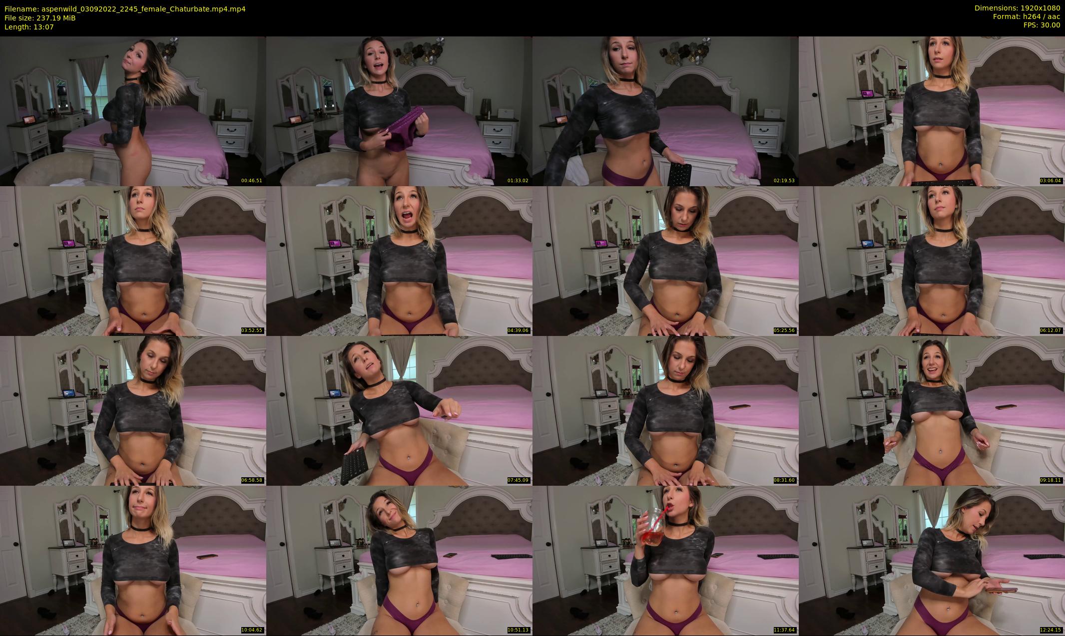 aspenwild — 14 minute Chaturbate female cam show recording, 1080p, Sep 3, 2022