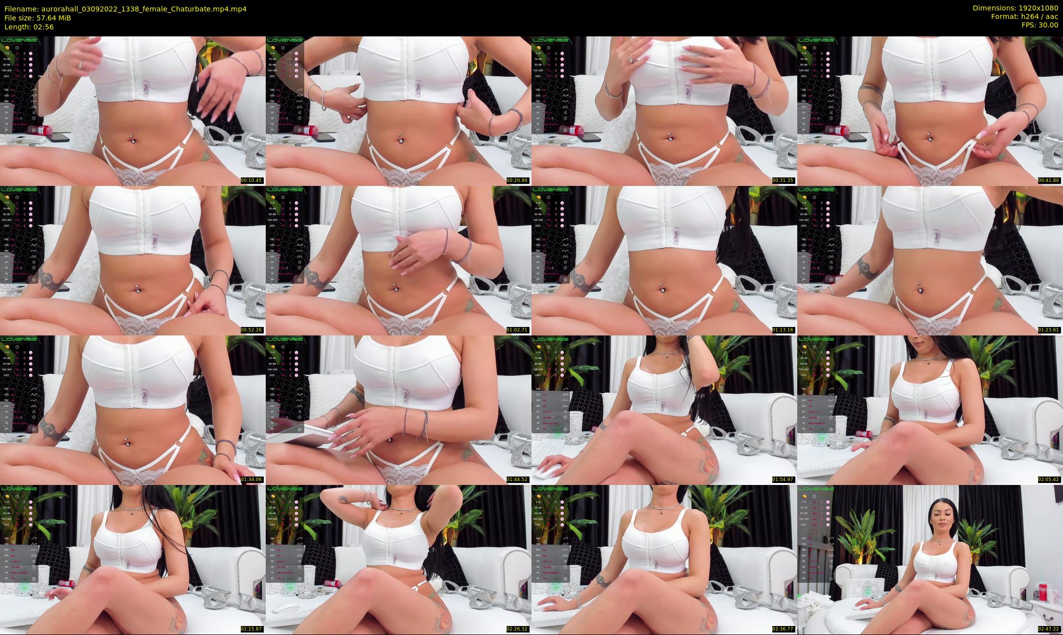 aurorahall — 3 minute Chaturbate female cam show recording, 1080p, Sep 3, 2022