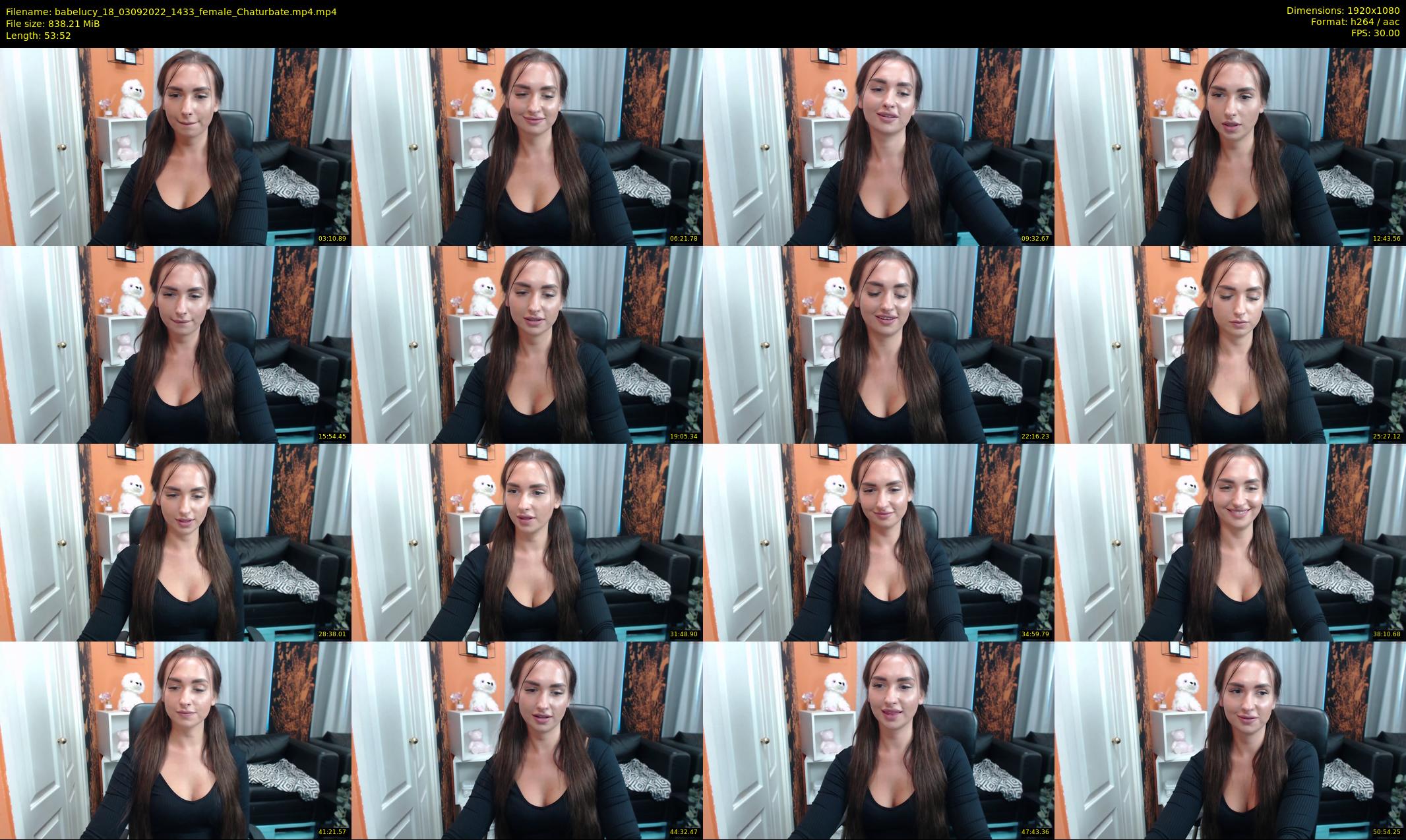 babelucy_18 — 54 minute Chaturbate female cam show recording, 1080p, Sep 3, 2022