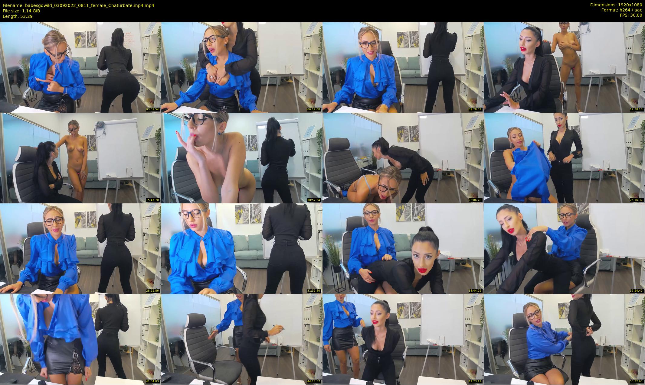babesgowild — 54 minute Chaturbate couple cam show recording, 1080p, Sep 3, 2022