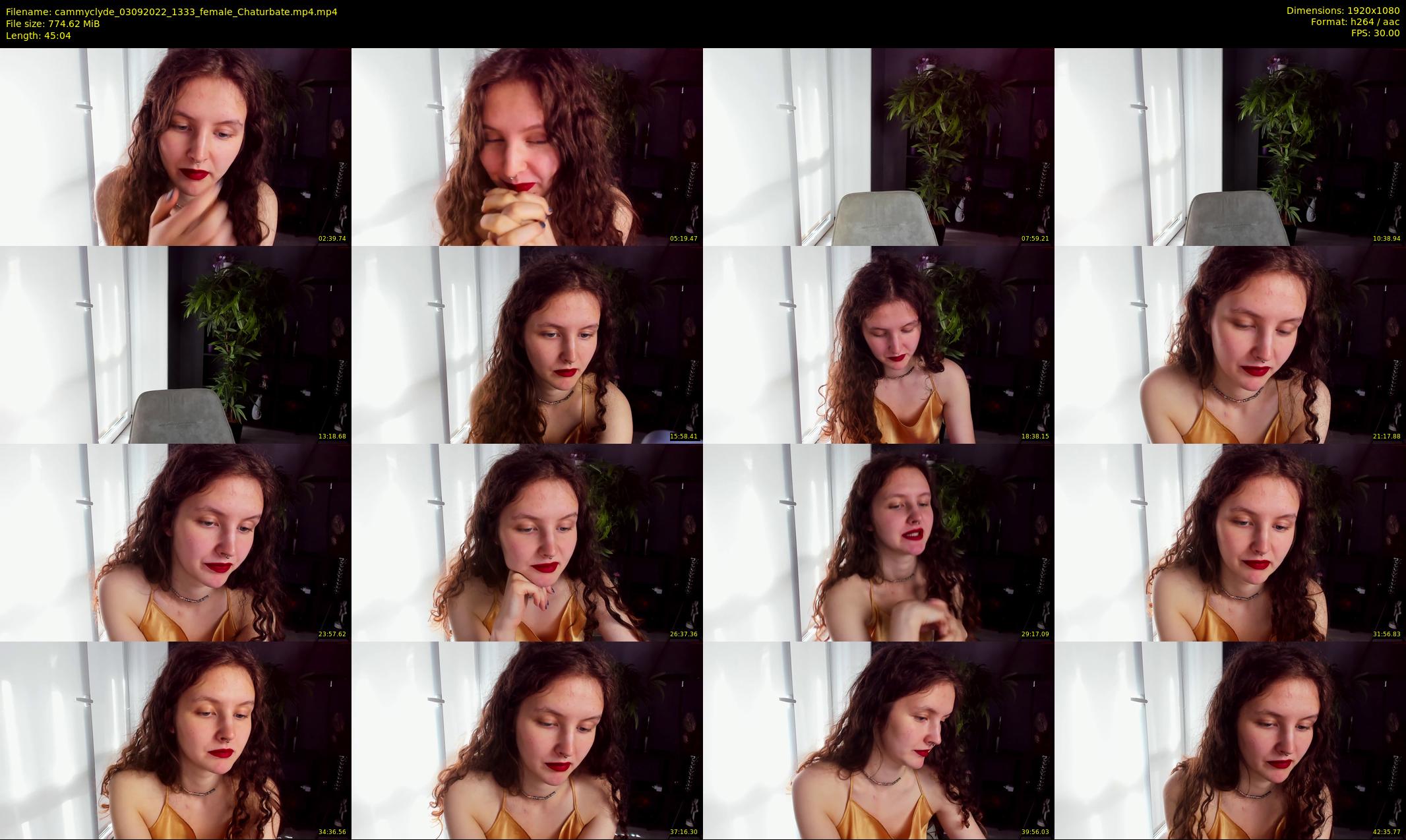 cammyclyde — 46 minute Chaturbate female cam show recording, 1080p, Sep 3, 2022