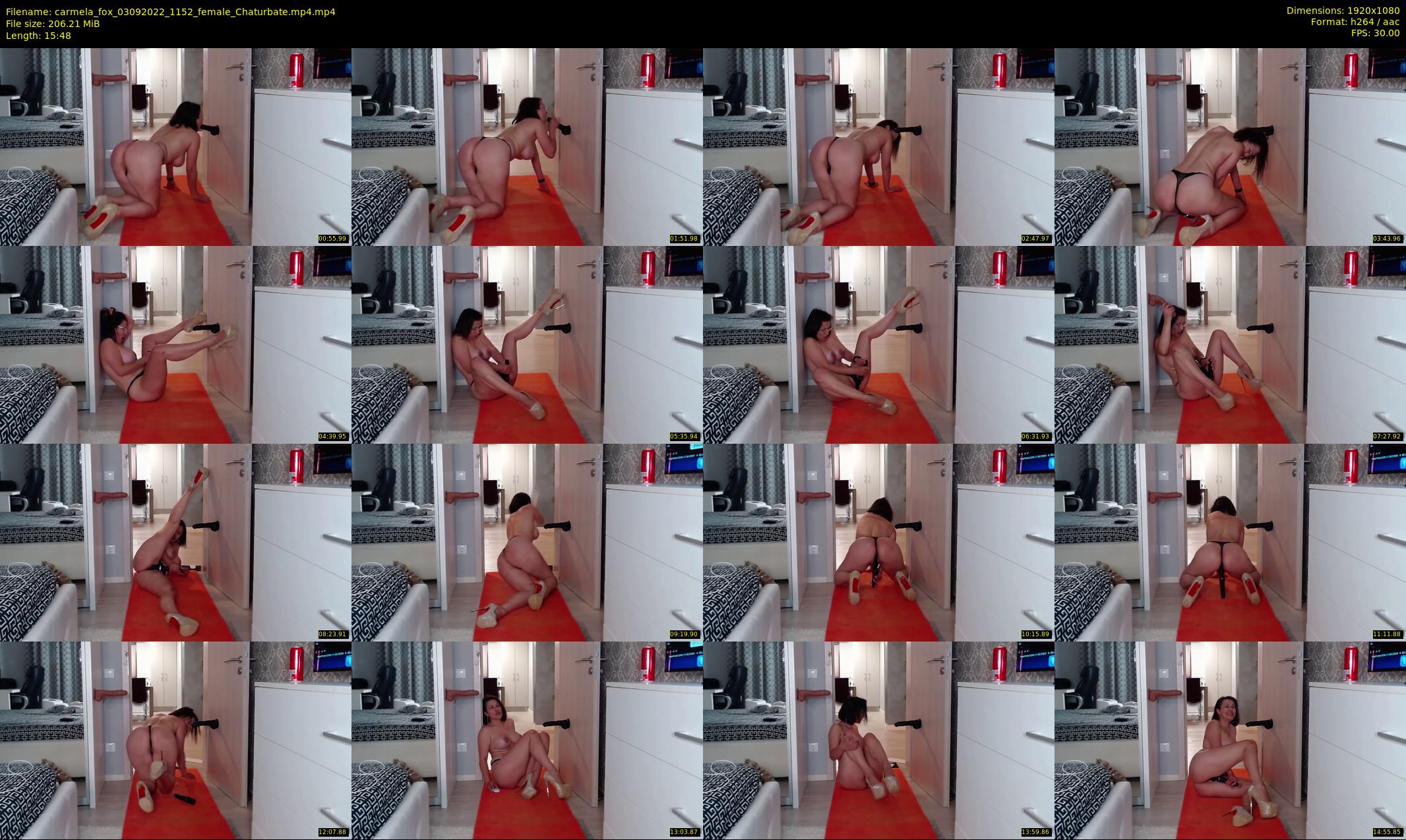 carmela_fox — 16 minute Chaturbate female cam show recording, 1080p, Sep 3, 2022