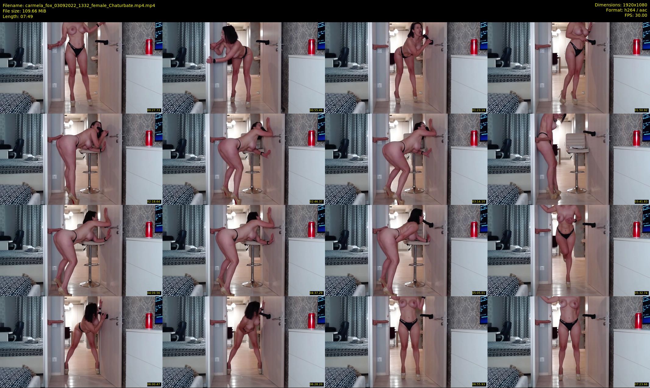 carmela_fox — 8 minute Chaturbate female cam show recording, 1080p, Sep 3, 2022