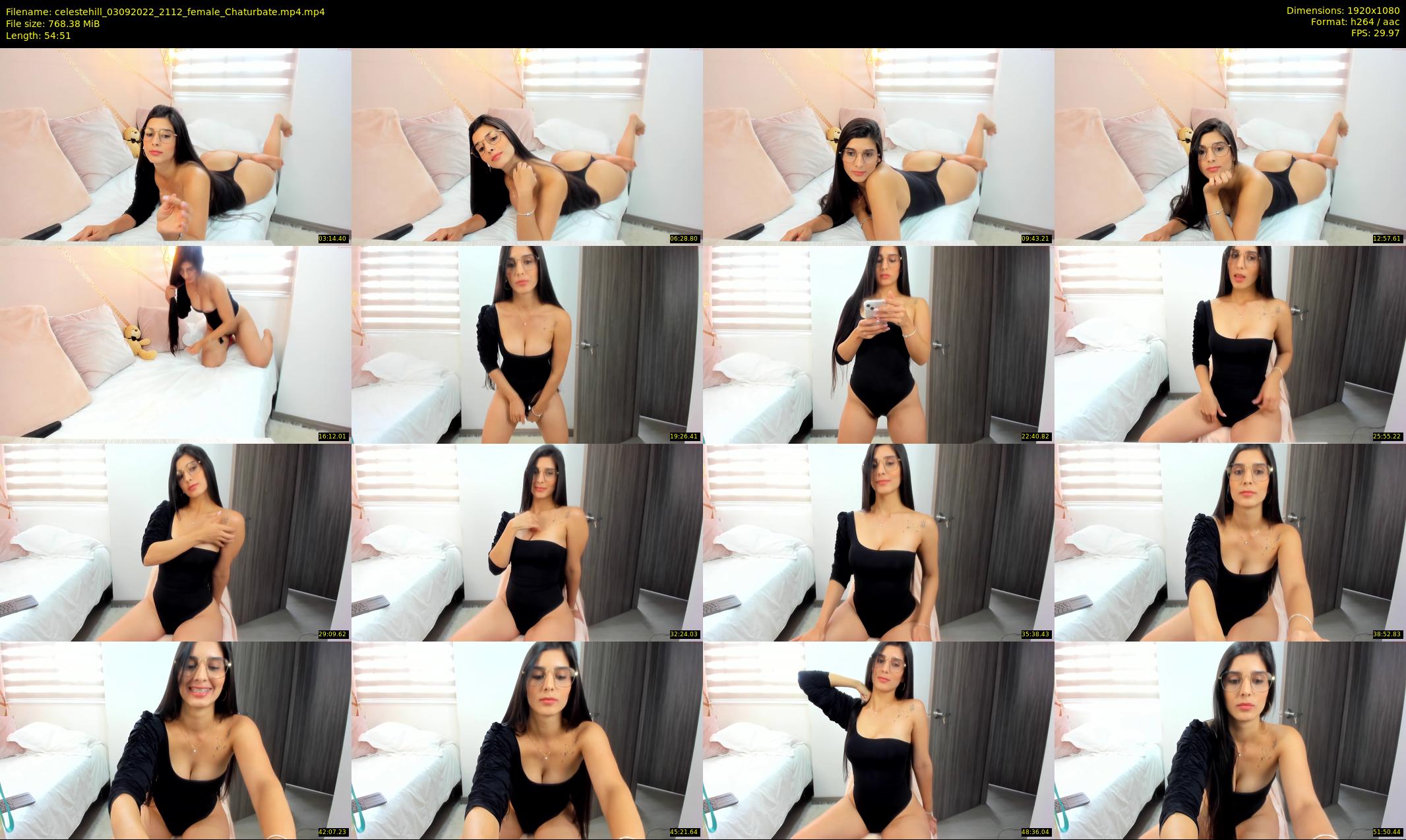 celestehill — 55 minute Chaturbate female cam show recording, 1080p, Sep 3, 2022