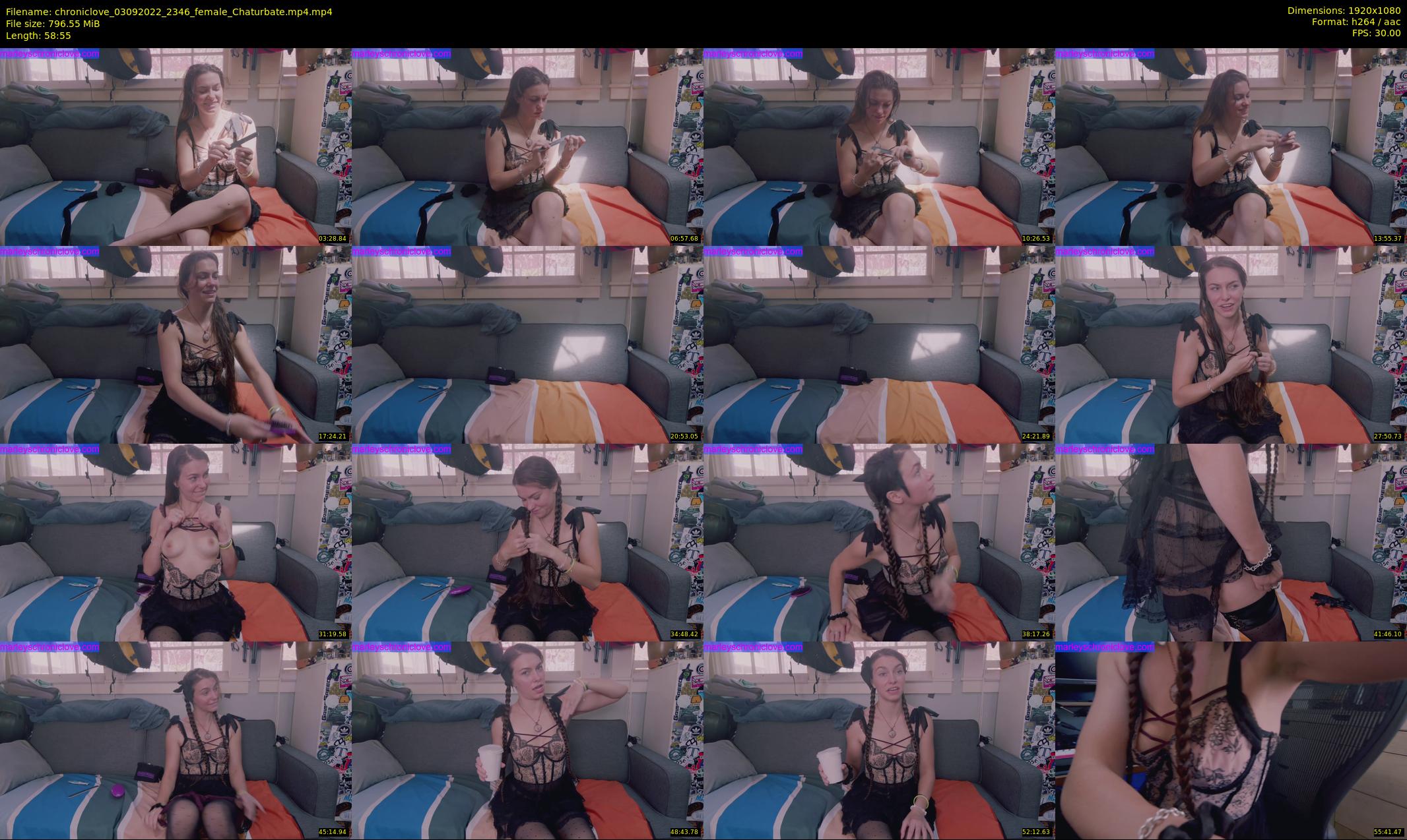 chroniclove — 59 minute Chaturbate female cam show recording, 1080p, Sep 3, 2022