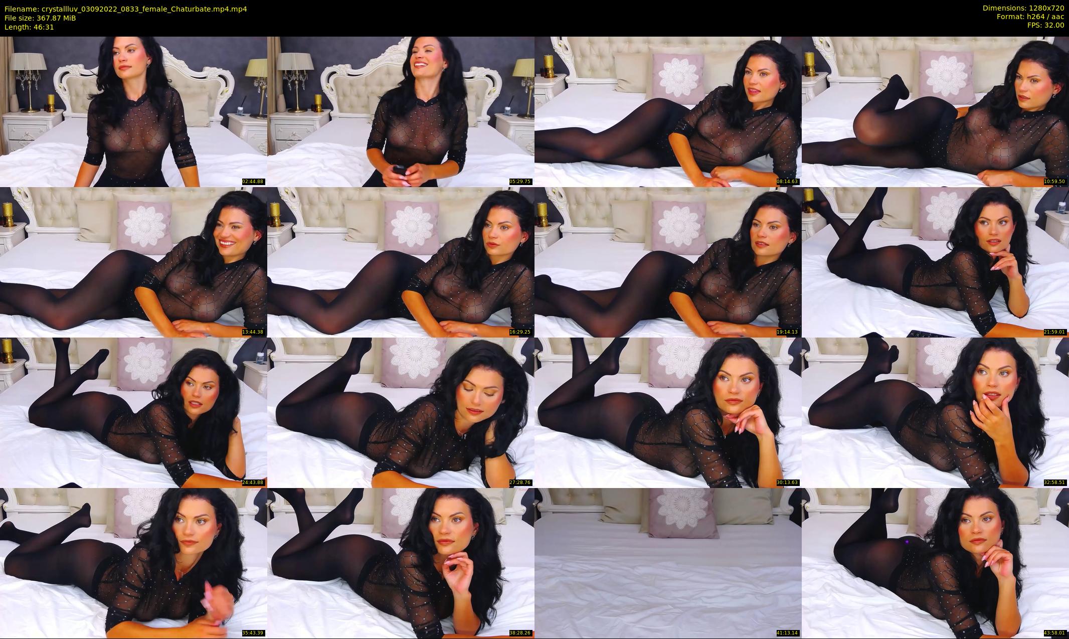 crystallluv — 47 minute Chaturbate female cam show recording, 720p, Sep 3, 2022