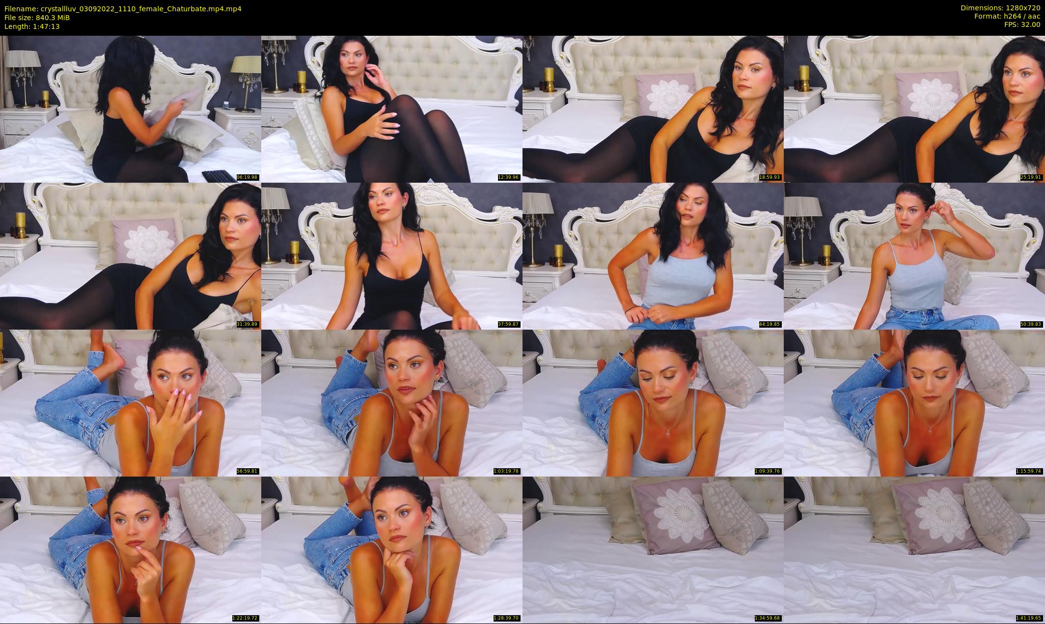 crystallluv — 108 minute Chaturbate female cam show recording, 720p, Sep 3, 2022