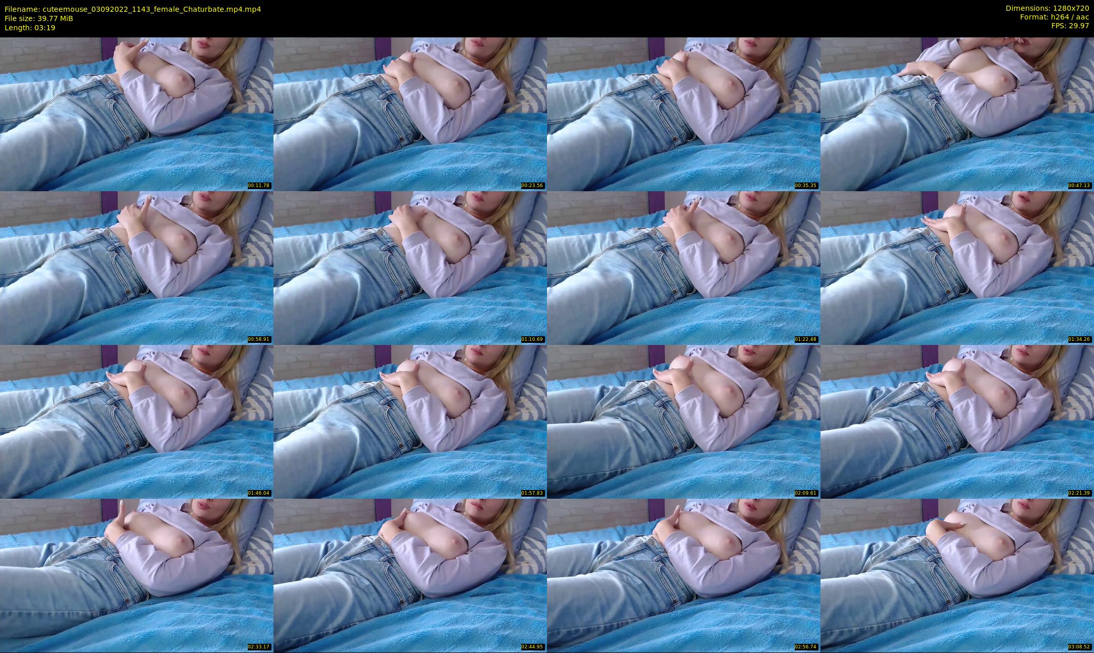 cuteemouse — 4 minute Chaturbate female cam show recording, 720p, Sep 3, 2022