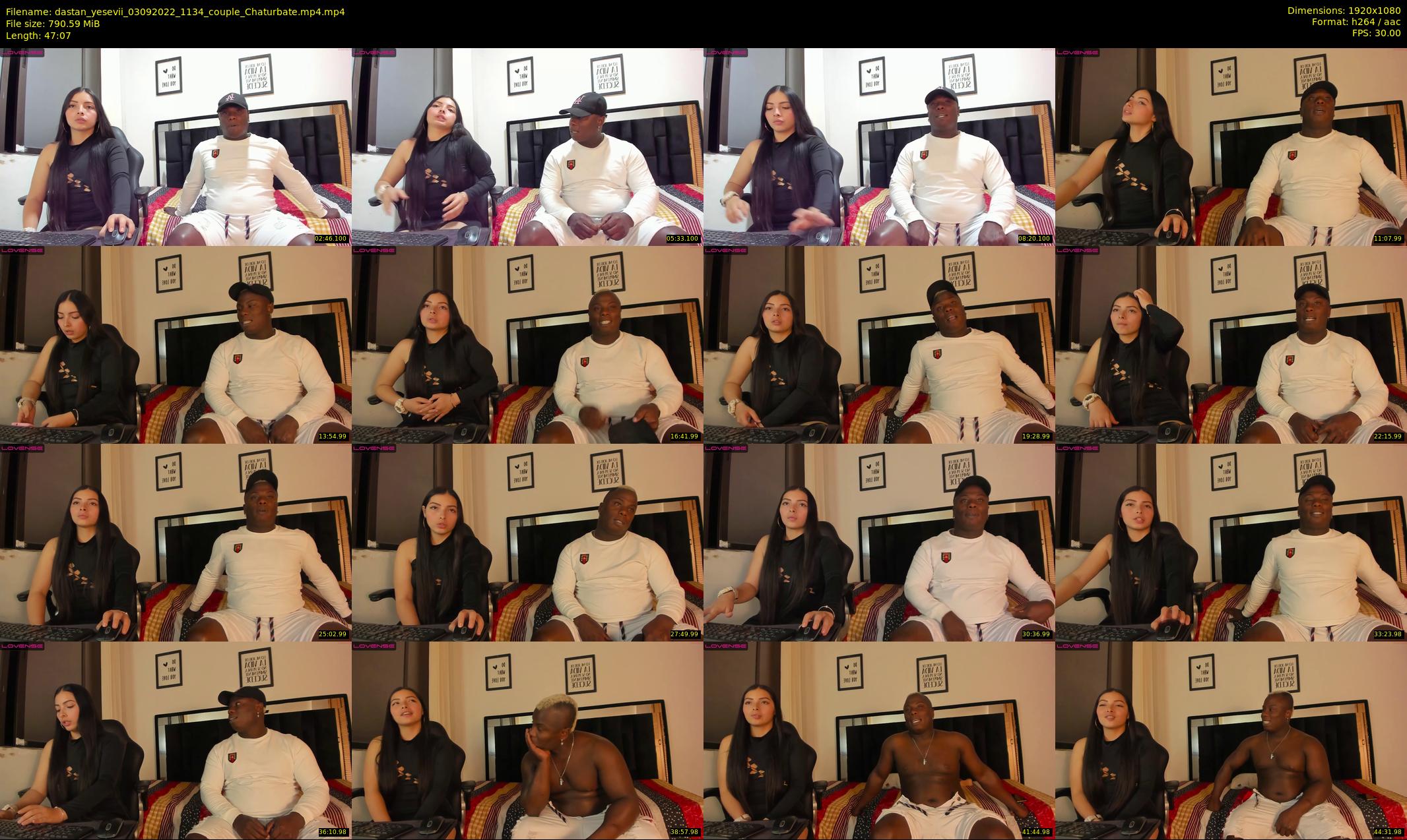 dastan_yesevii — 48 minute Chaturbate couple cam show recording, 1080p, Sep 3, 2022
