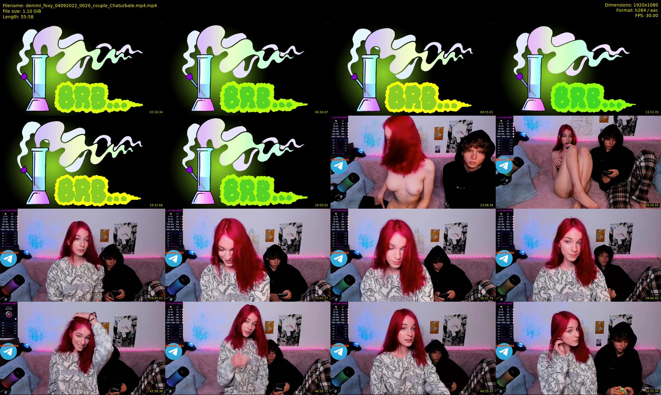 demmi_foxy — 56 minute Chaturbate couple cam show recording, 1080p, Sep 4, 2022