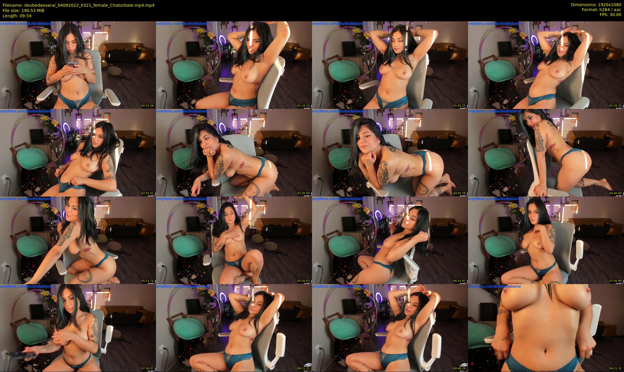 doubedeesarai — 10 minute Chaturbate female cam show recording, 1080p, Sep 4, 2022