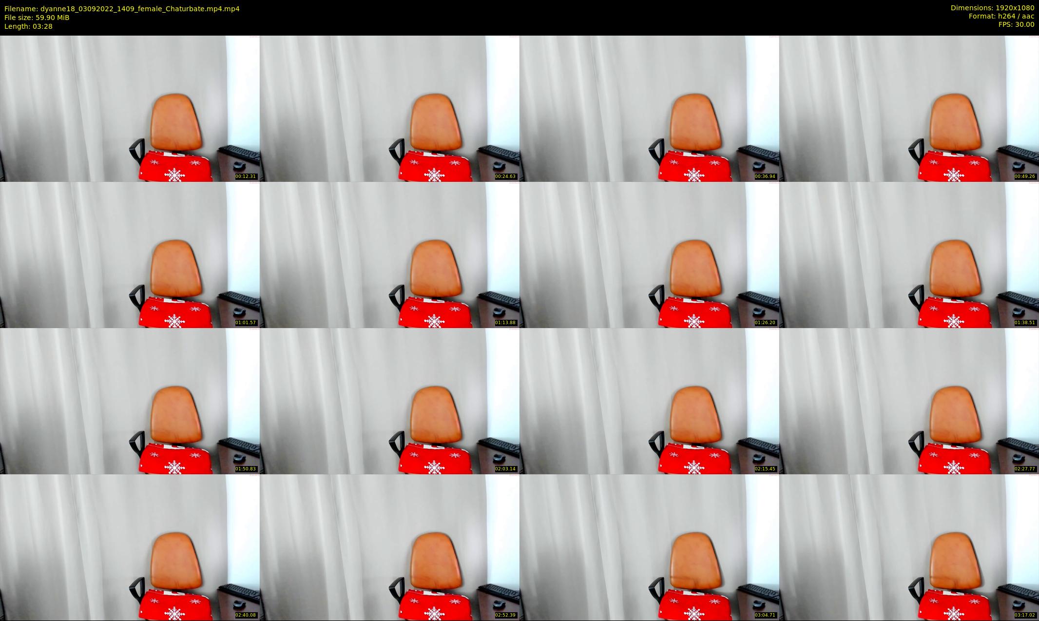 dyanne18 — 4 minute Chaturbate female cam show recording, 1080p, Sep 3, 2022