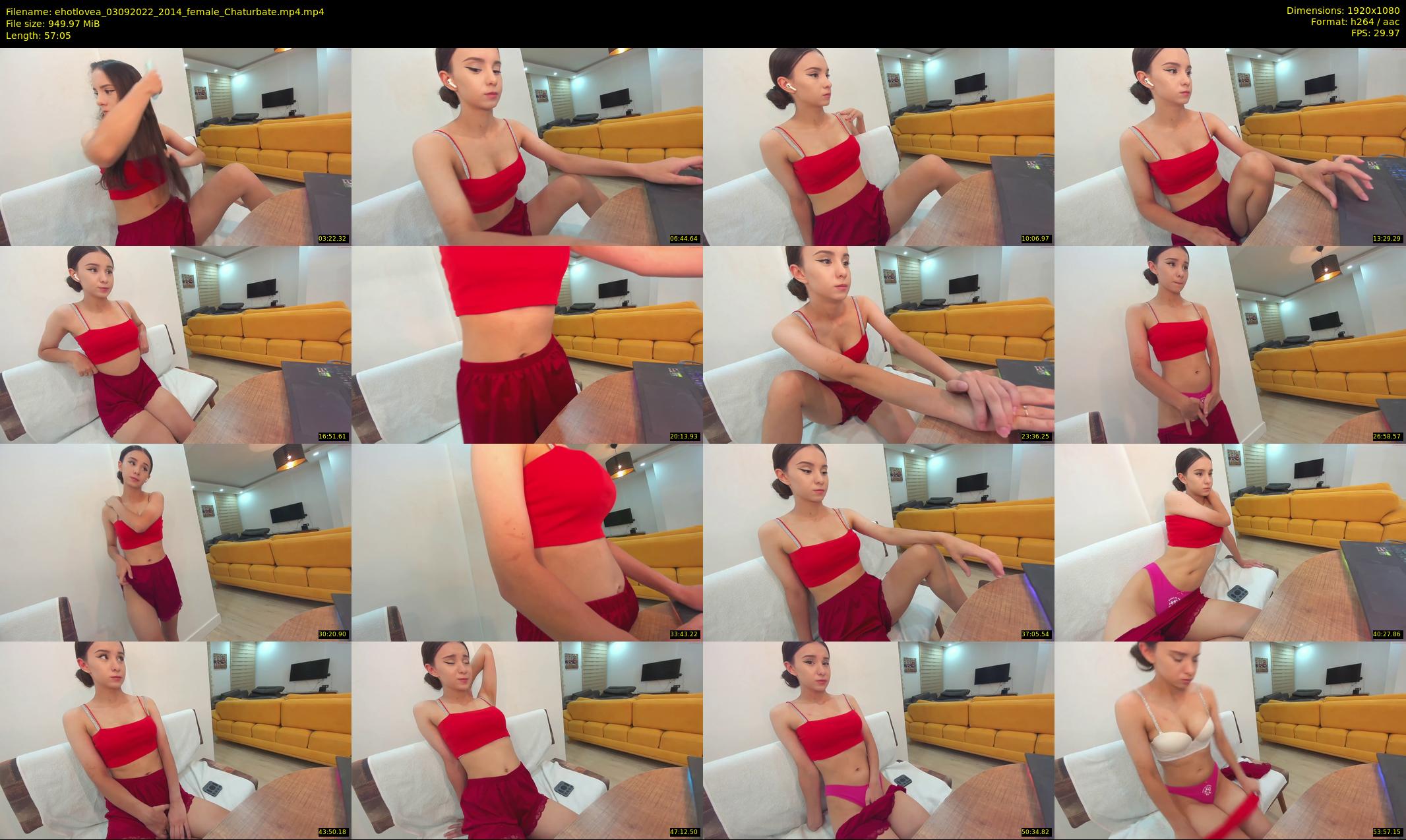 ehotlovea — 58 minute Chaturbate female cam show recording, 1080p, Sep 3, 2022