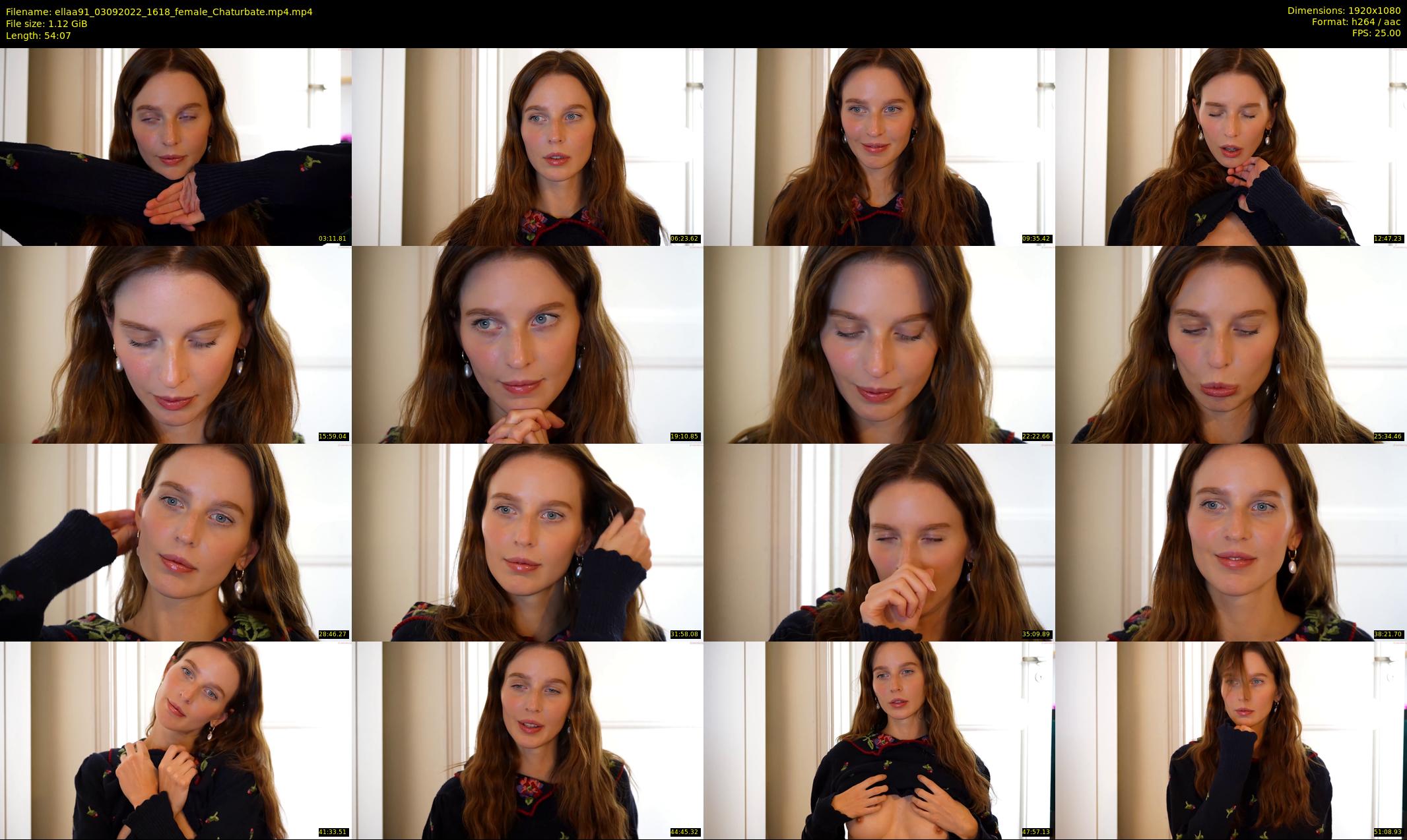 ellaa91 — 55 minute Chaturbate female cam show recording, 1080p, Sep 3, 2022